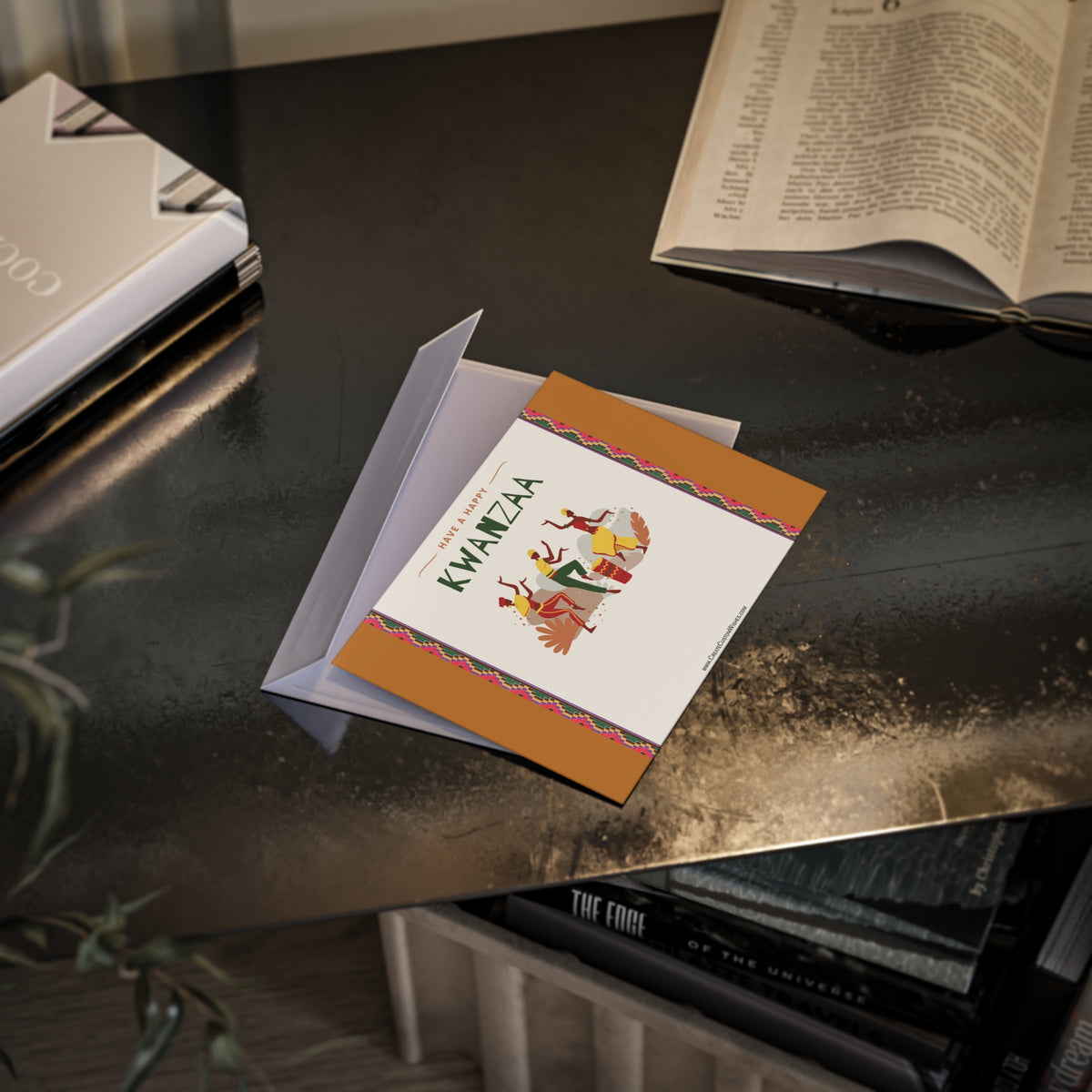 Kwanzaa Holiday Card — "Have a Happy Kwanzaa" One-Sided Greeting Card