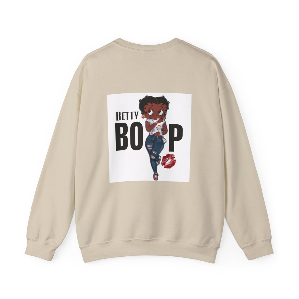Crewneck Sweatshirt — Cute Girl Illustration Graphic