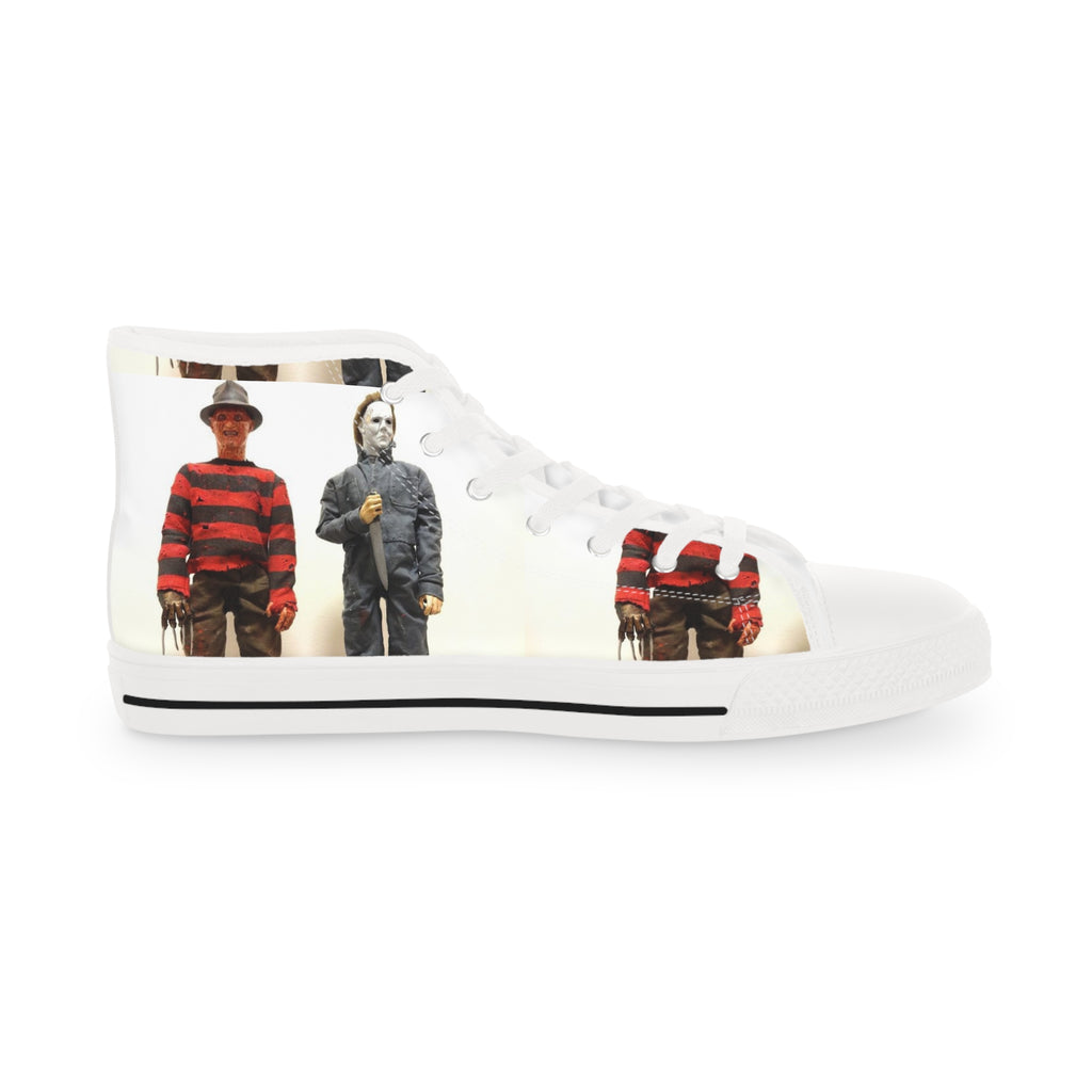 High Top Sneakers — Vintage Horror Movie Collage