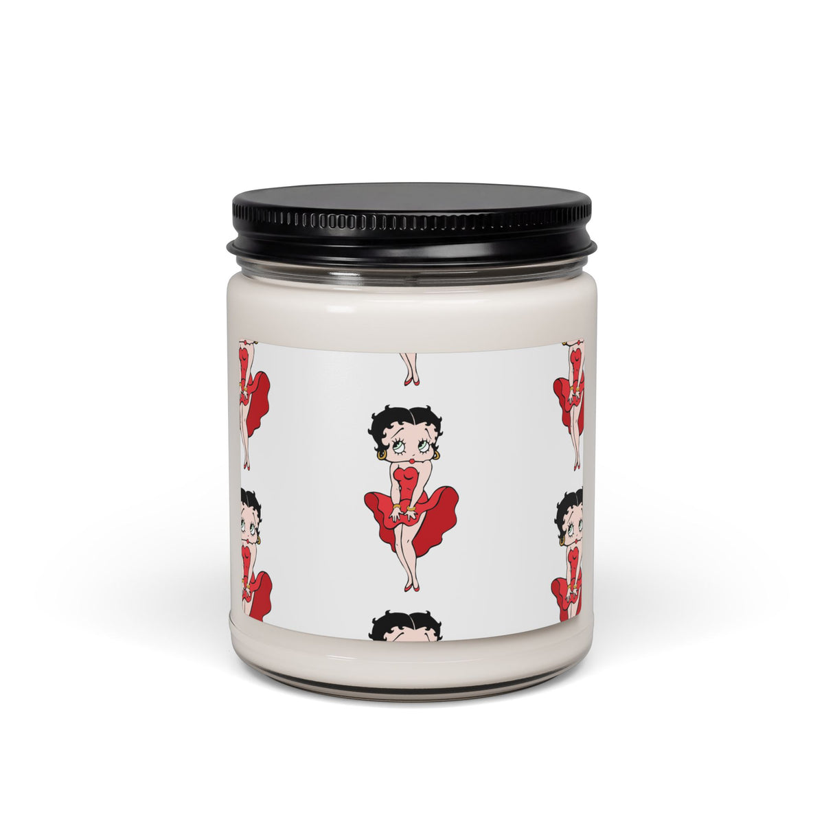 Soy Candle — Betty Boop Pattern 9oz Scented Jar