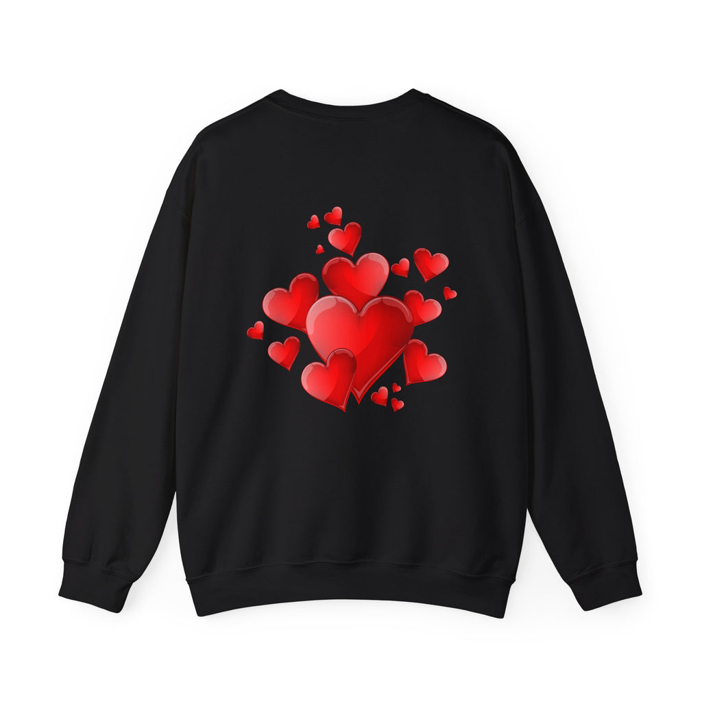 Crewneck Sweatshirt — Retro Betty Boop Patterned Graphic