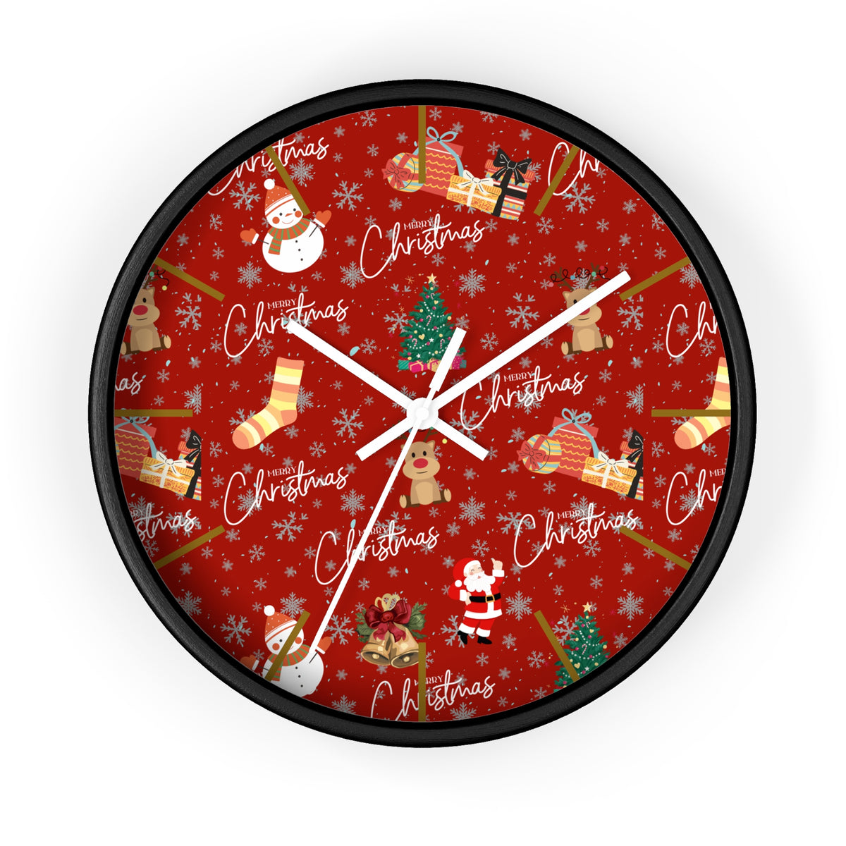 Bluebird Spring Wall Clock — Floral Birdtime Decorative Clock