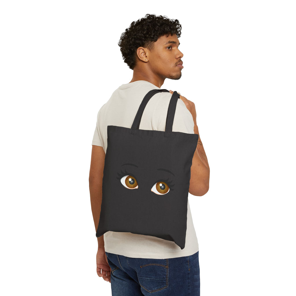 Autumn Tree Canvas Tote Bag — Colorful Fall Landscape Art Tote
