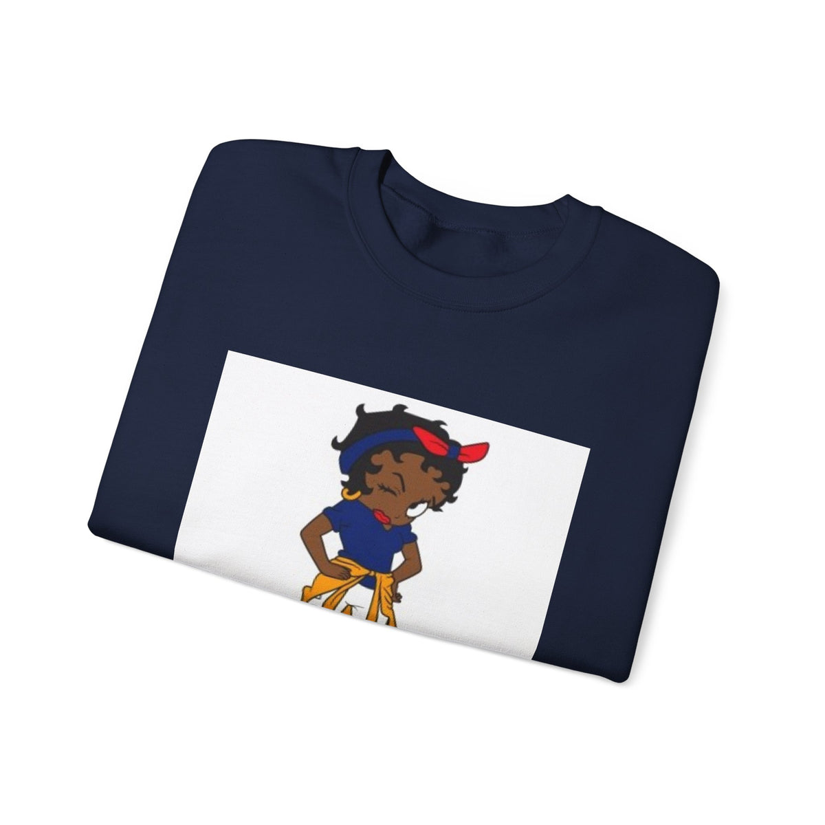 Crewneck Sweatshirt — Cute Girl Illustration Graphic