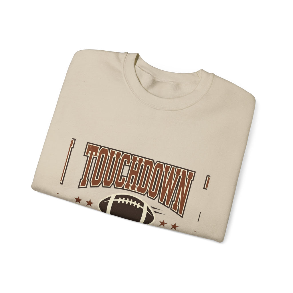 Touchdown Is Here Sweatshirt | Football Season Crewneck, Game Day Tee