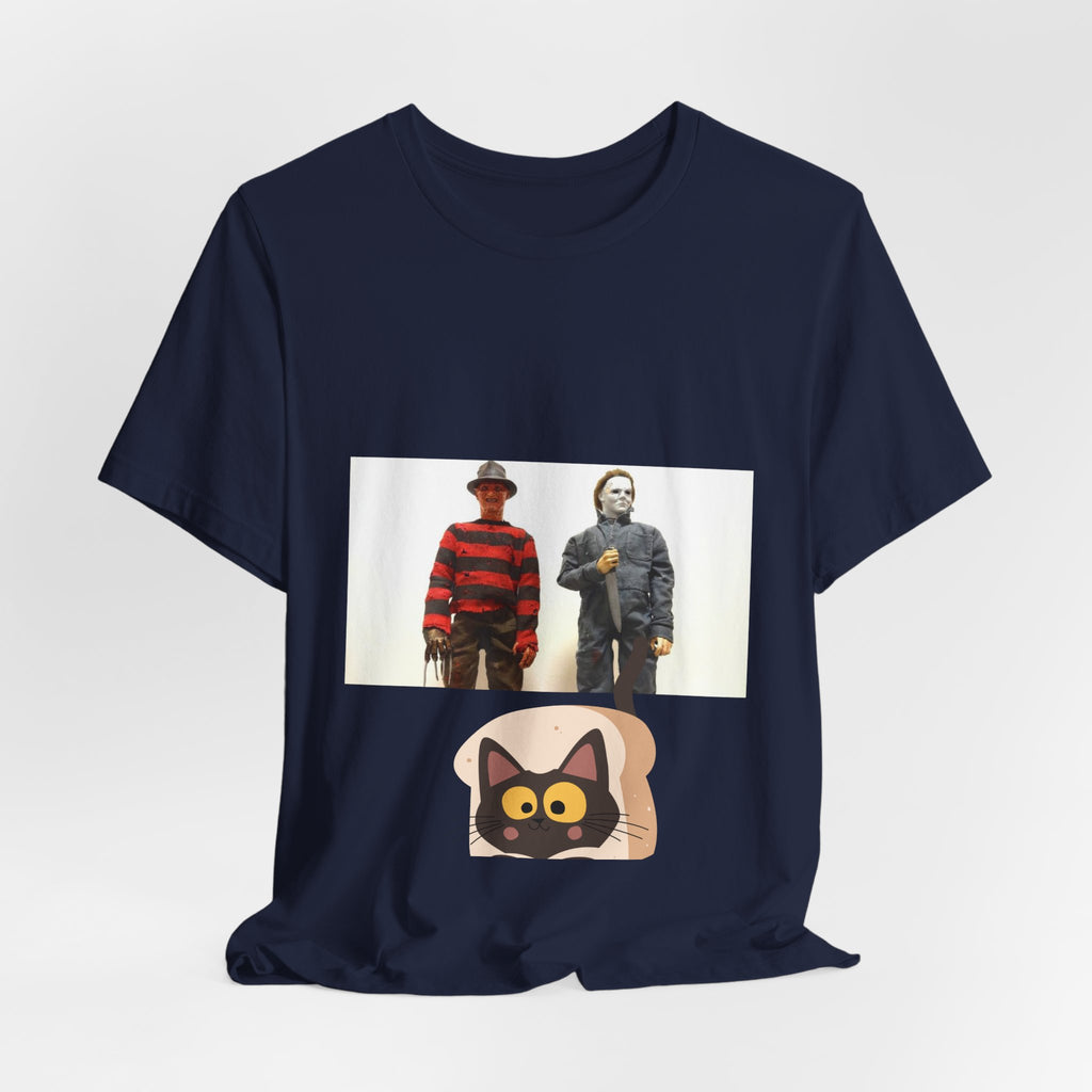 Dark Halloween Pumpkin Patch Graphic Tee — Spooky Night Lantern Design