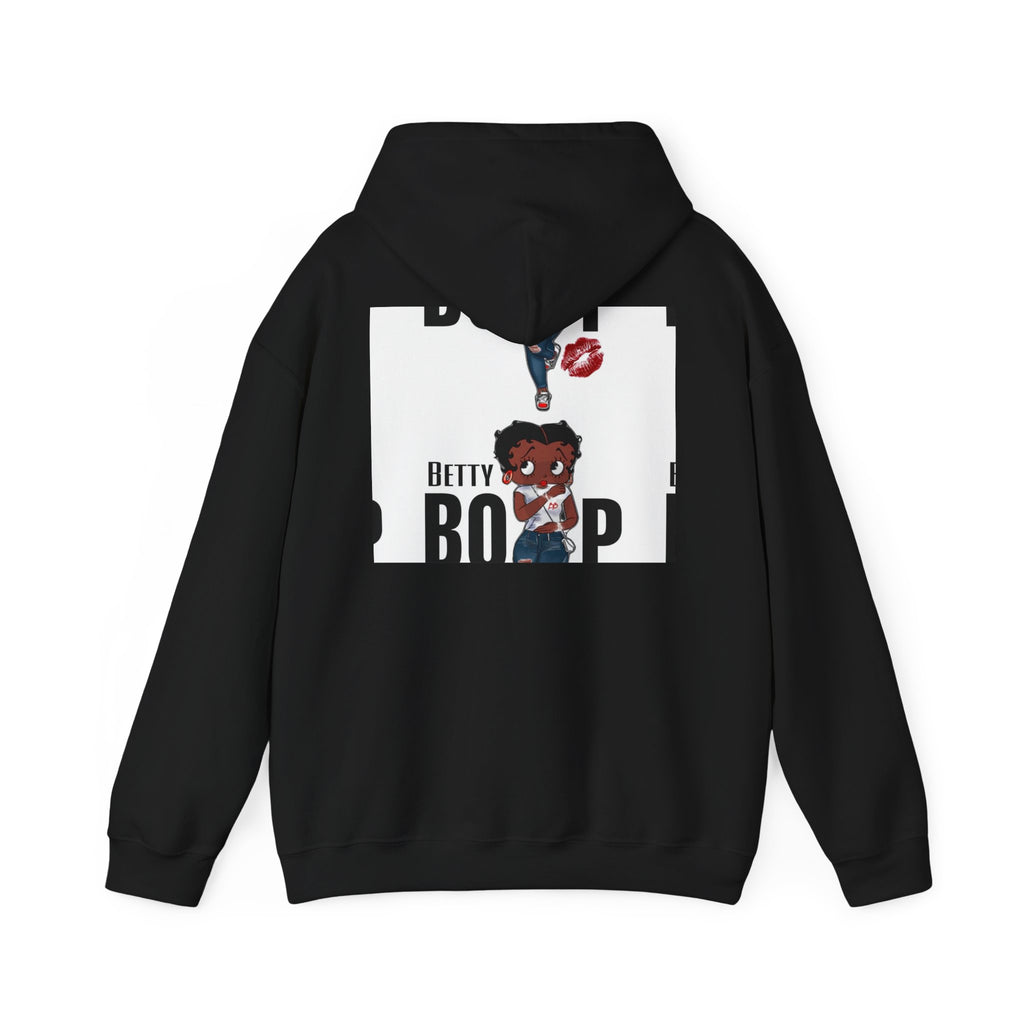 Afro Punk Girl Graphic Hoodie — Cute Retro Cartoon Character Pullover