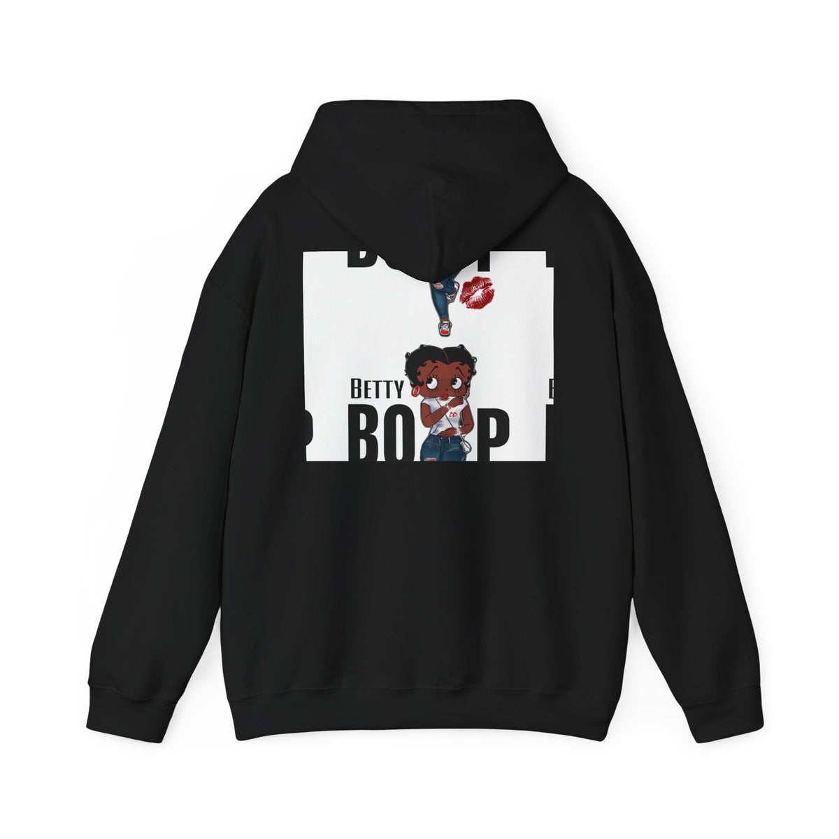 Afro Punk Girl Graphic Hoodie — Cute Retro Cartoon Character Pullover