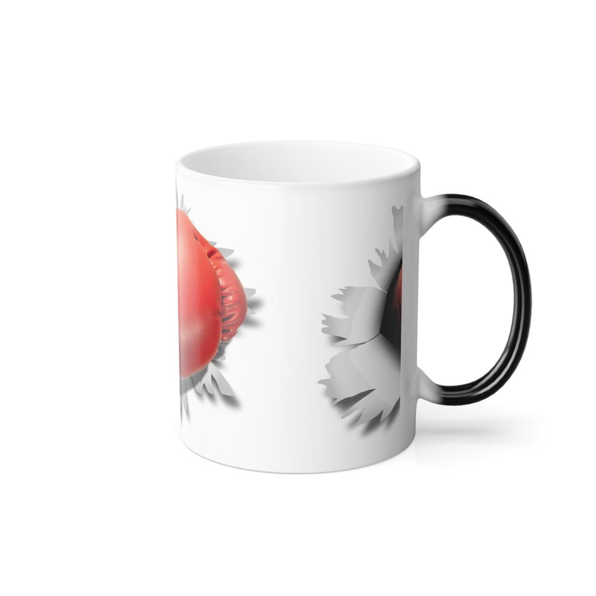Color-Changing Mug — Boxing Glove Heat Reveal (11oz)