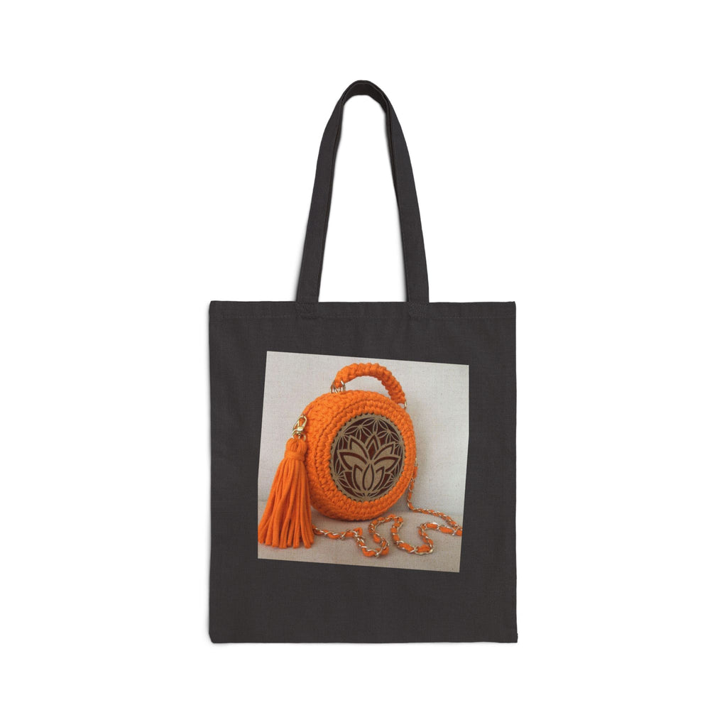 Autumn Tree Canvas Tote Bag — Colorful Fall Landscape Art Tote