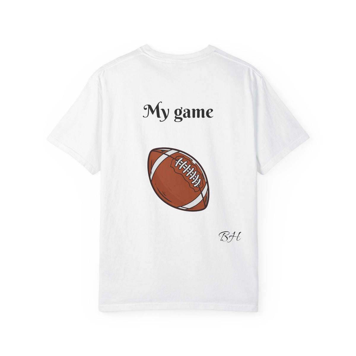 Football Pattern T‑Shirt – "My Game" Graphic Tee