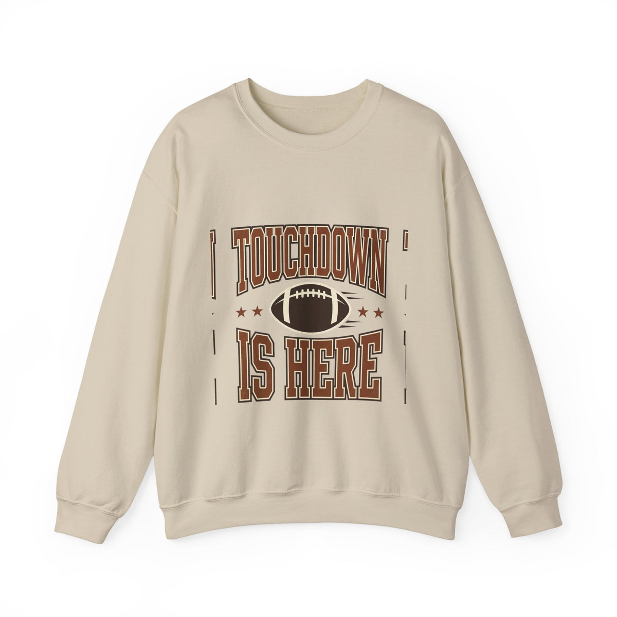 Touchdown Is Here Sweatshirt | Football Season Crewneck, Game Day Tee