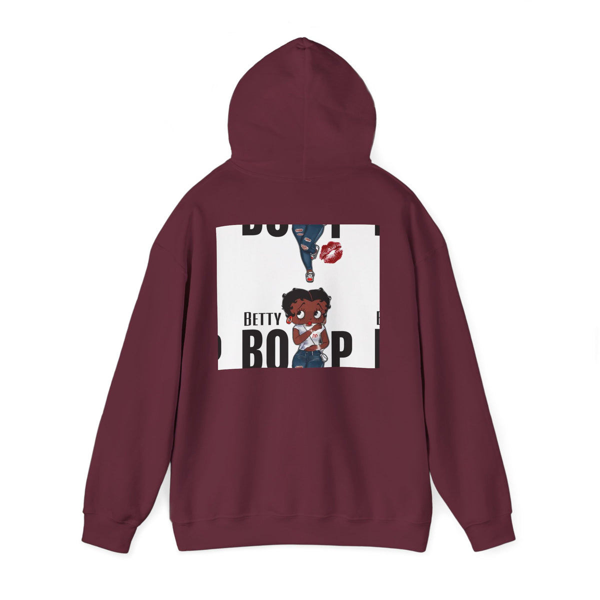 Afro Punk Girl Graphic Hoodie — Cute Retro Cartoon Character Pullover