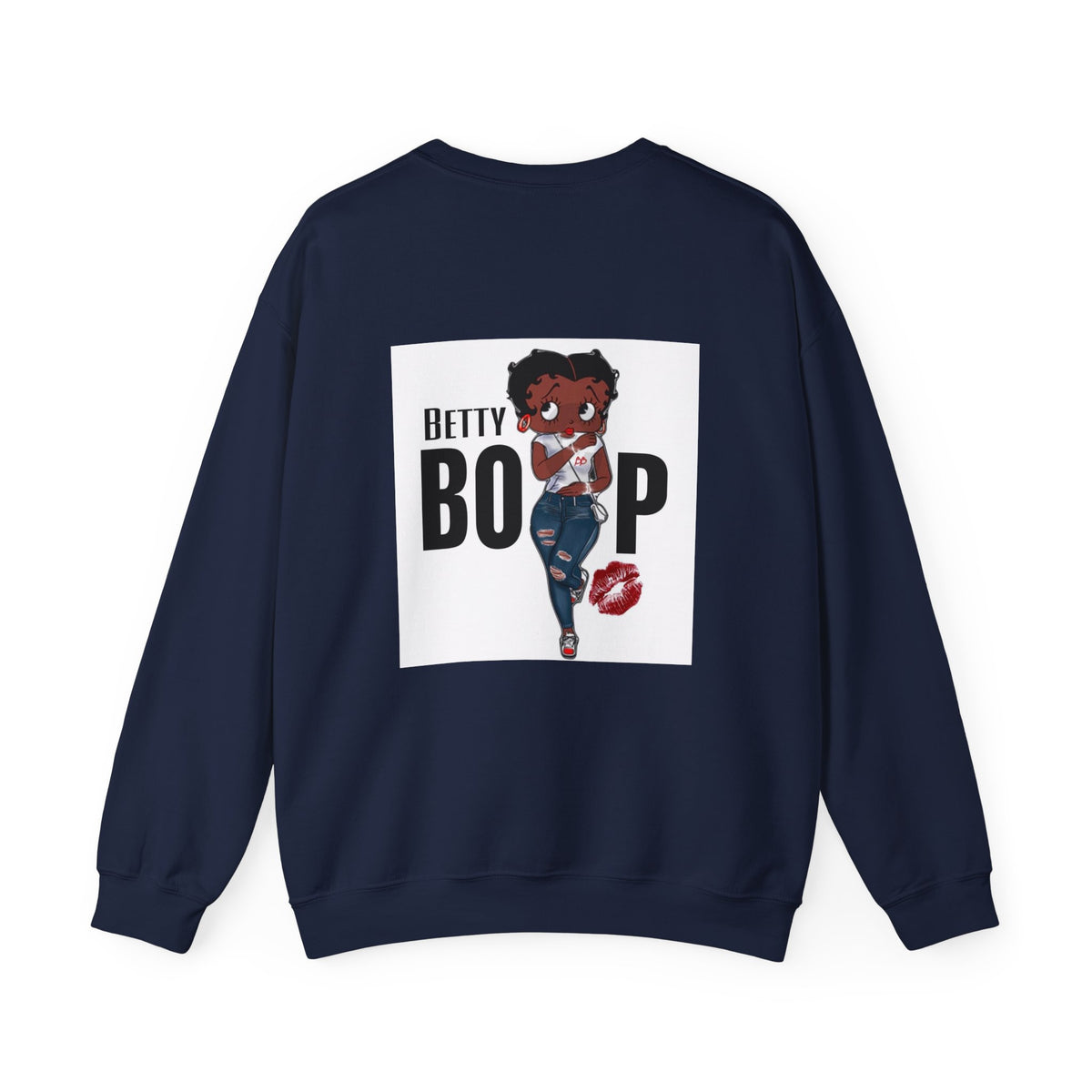 Crewneck Sweatshirt — Cute Girl Illustration Graphic