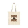 Touchdown Is Here Tote | Football Season Canvas Tote