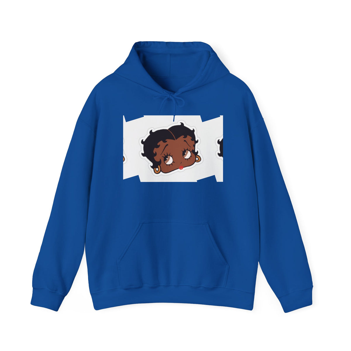 Afro Punk Girl Graphic Hoodie — Cute Retro Cartoon Character Pullover