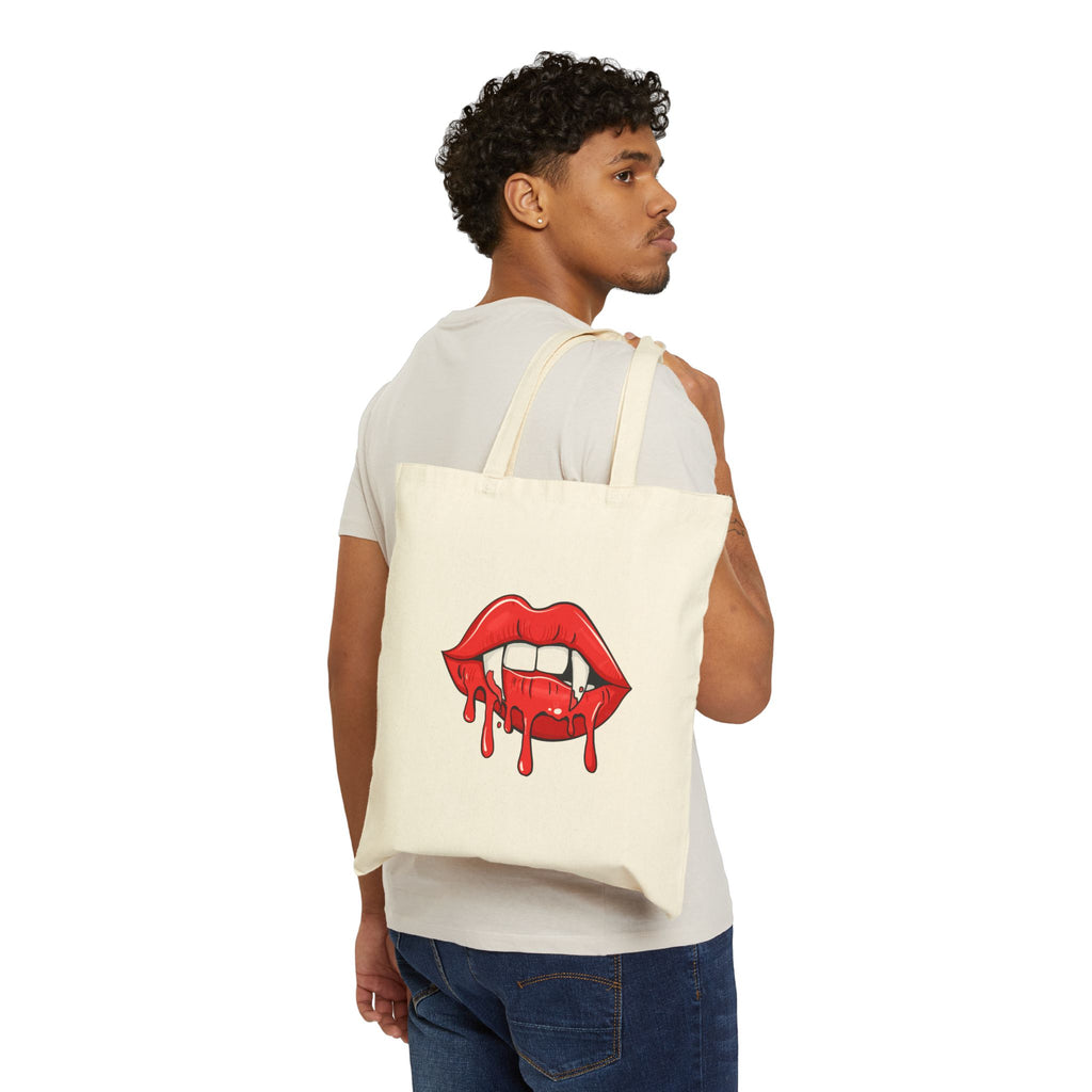 Autumn Leaves Canvas Tote — Fall Leaf Print Cotton Bag