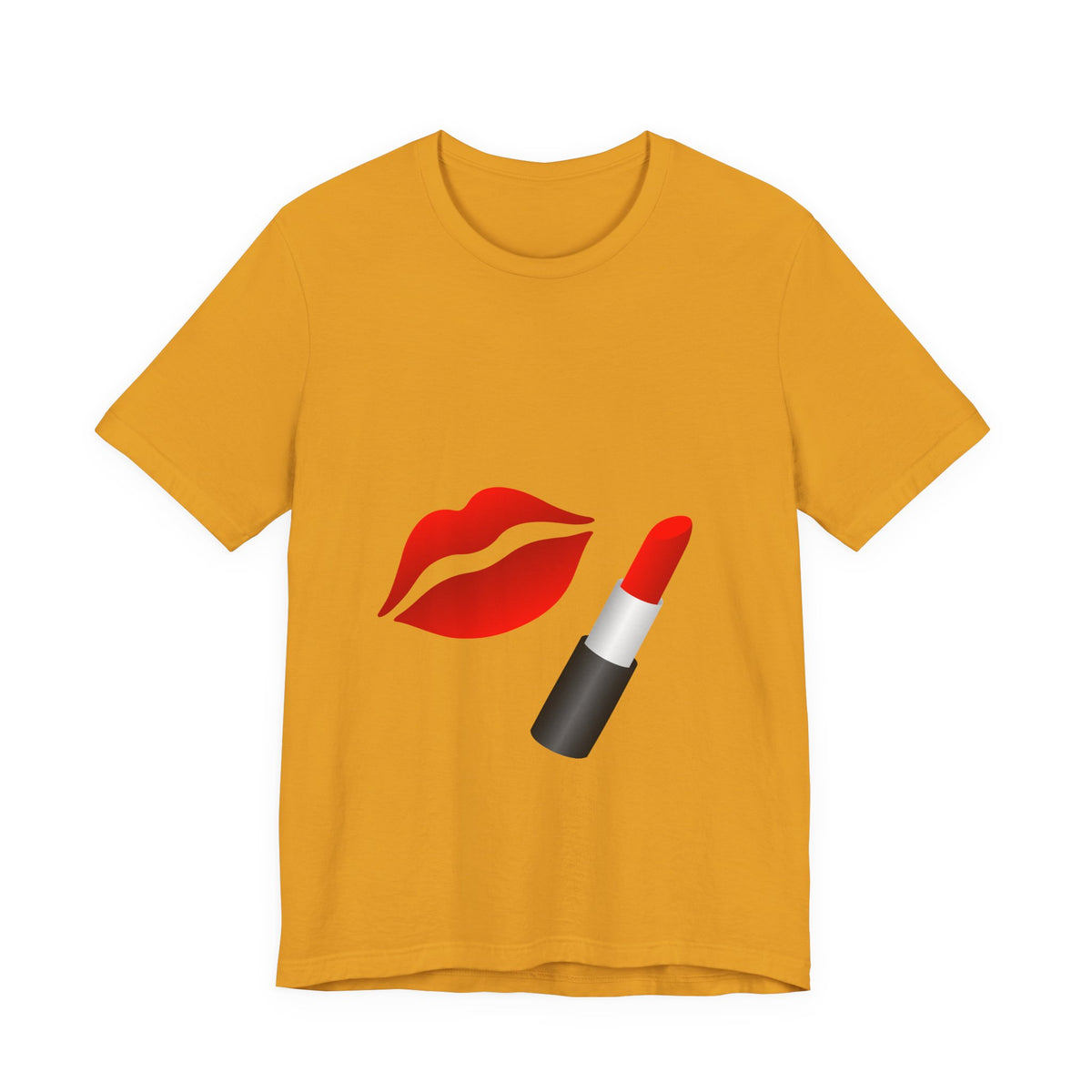 Gold Dollar Sign Tee — Minimalist Money Symbol Graphic T-Shirt