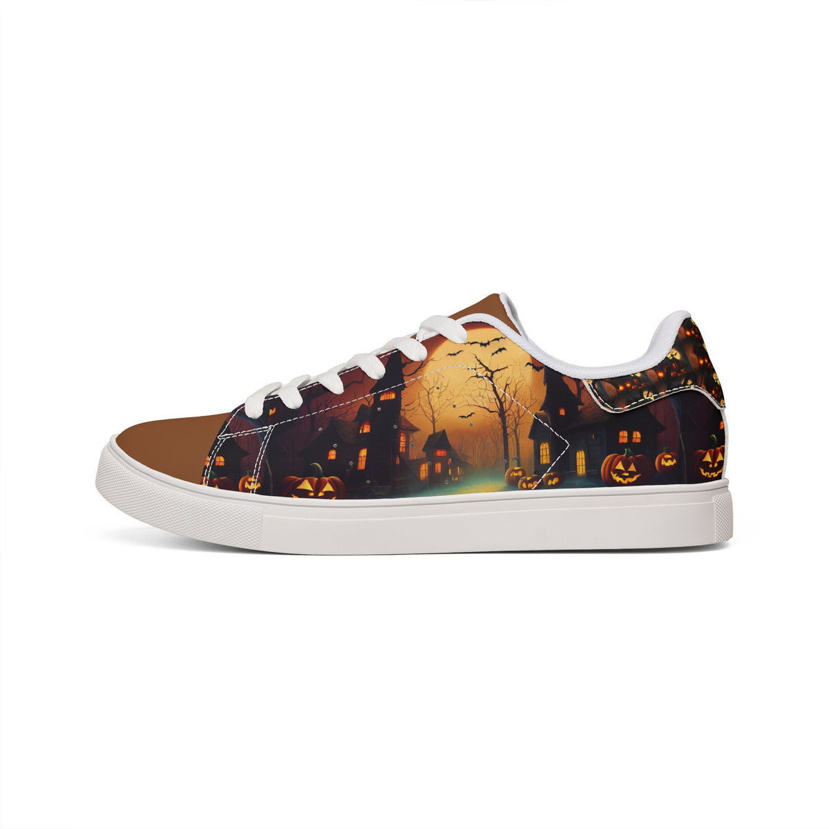 Leather Low-Top Sneakers — Concert Portrait Design