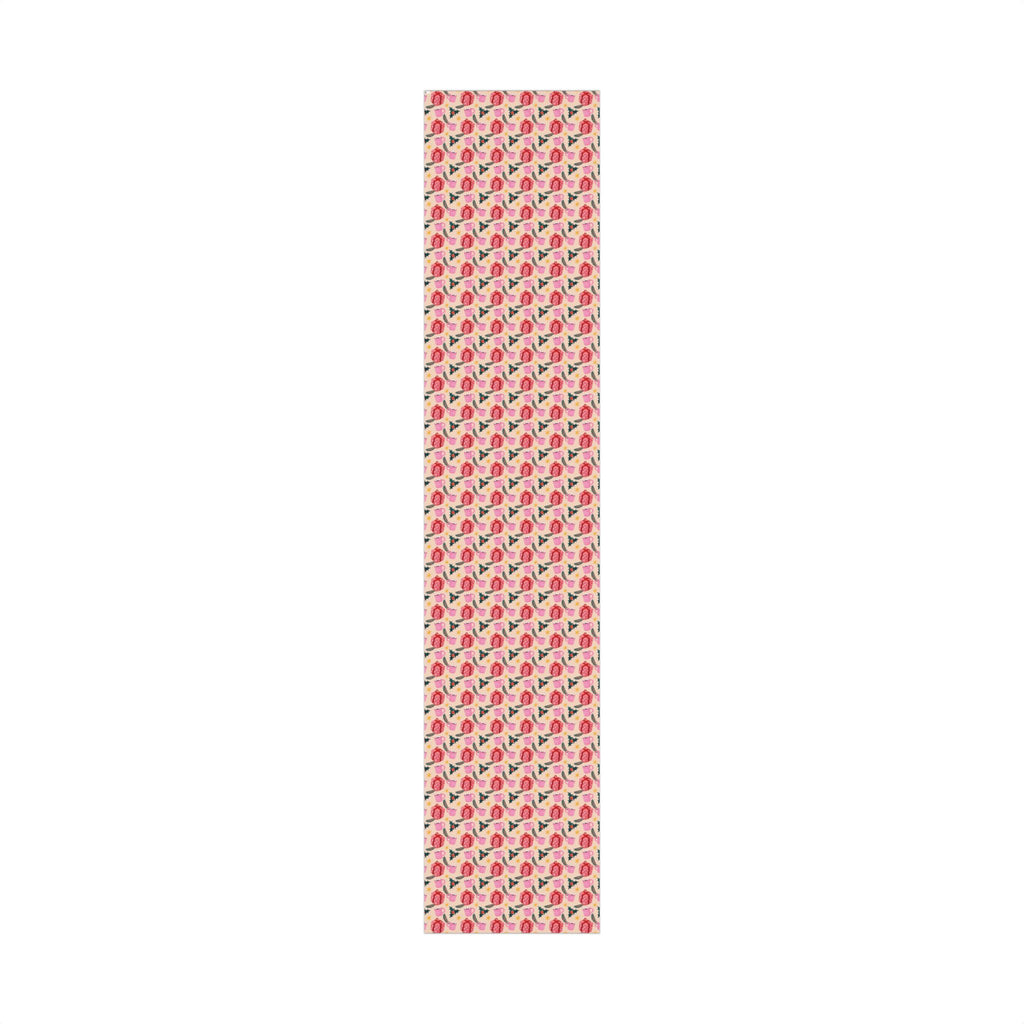 Christmas Hot Cocoa Gift Wrap Paper — Festive Holly & Present Wrapping Sheet