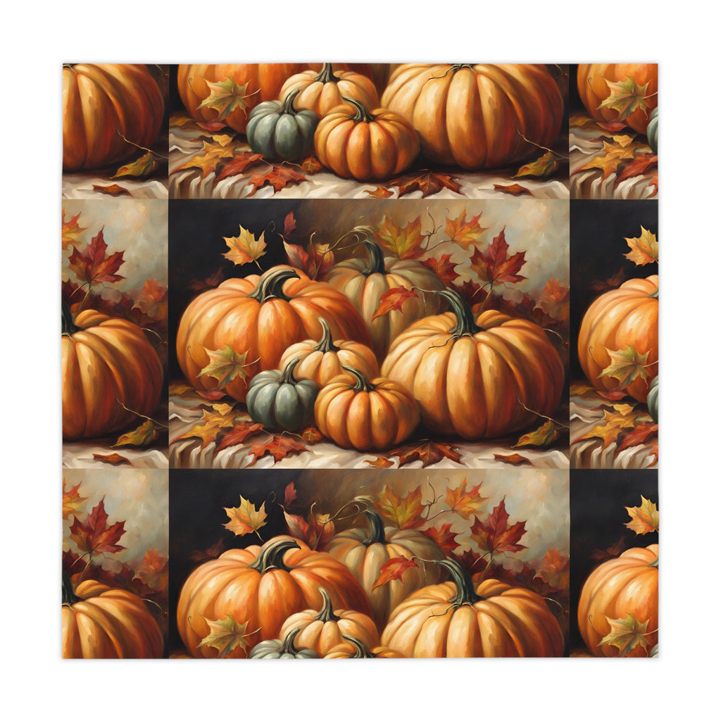 Autumn Maple Leaves Tablecloth — Fall Harvest Thanksgiving Decor