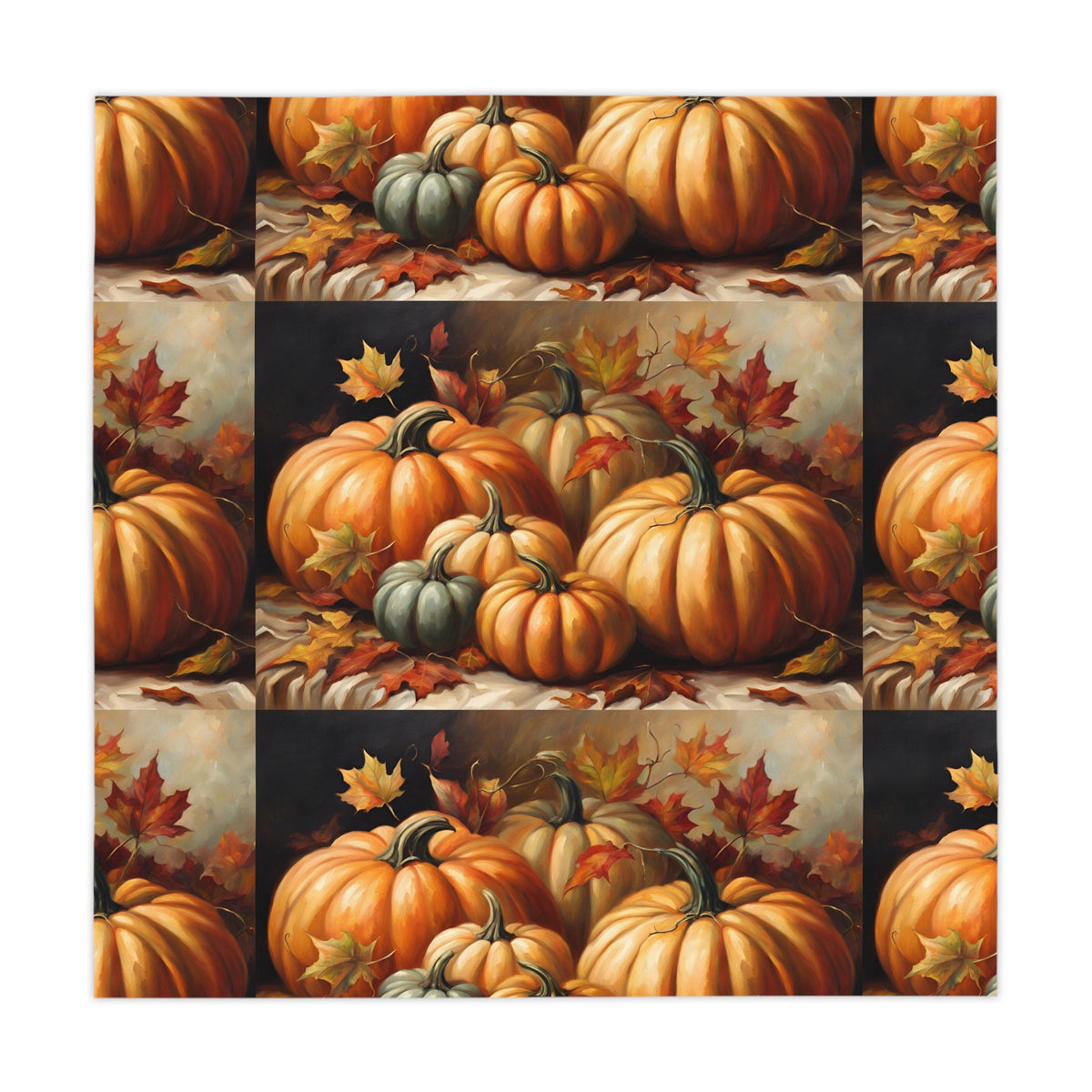 Autumn Maple Leaves Tablecloth — Fall Harvest Thanksgiving Decor