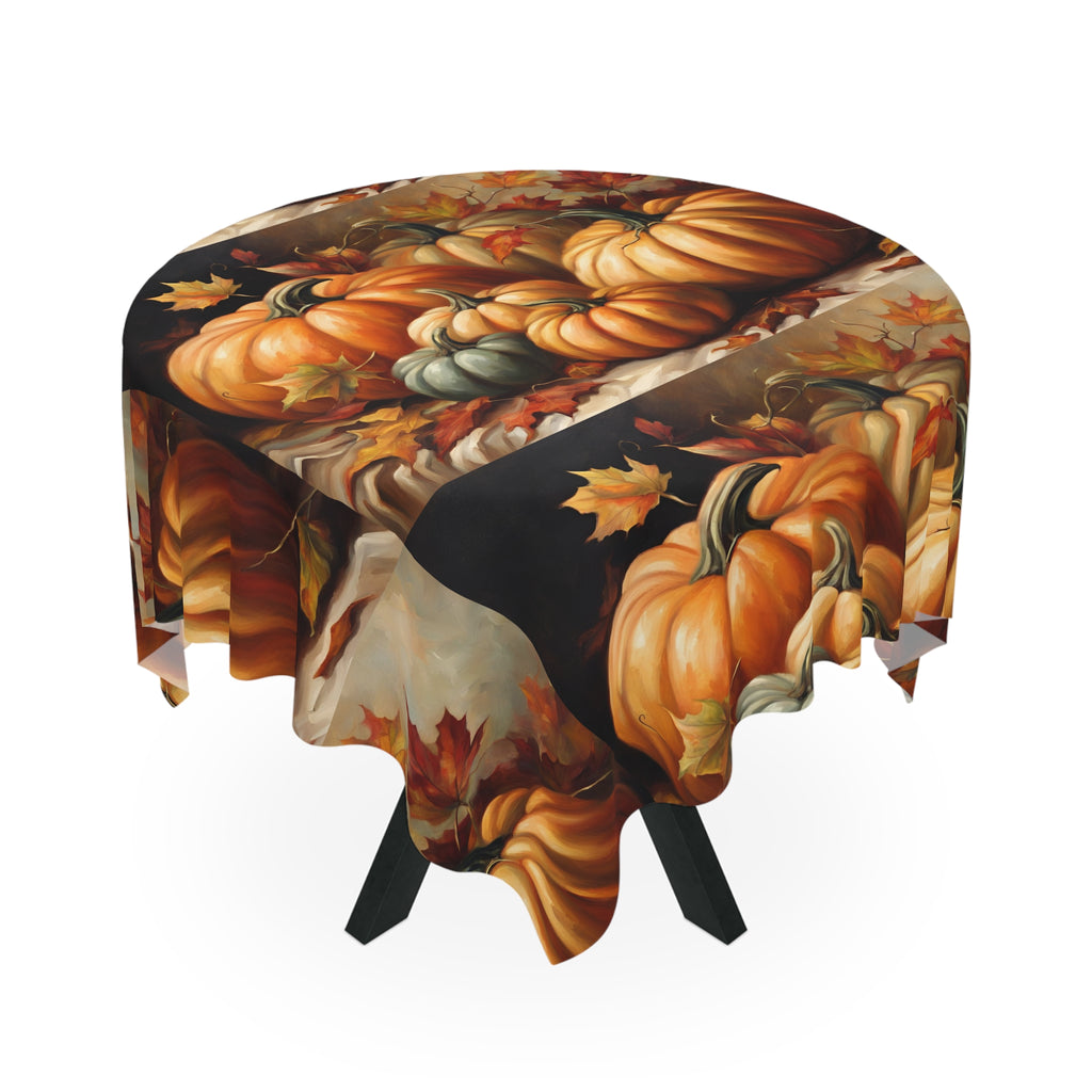 Autumn Maple Leaves Tablecloth — Fall Harvest Thanksgiving Decor
