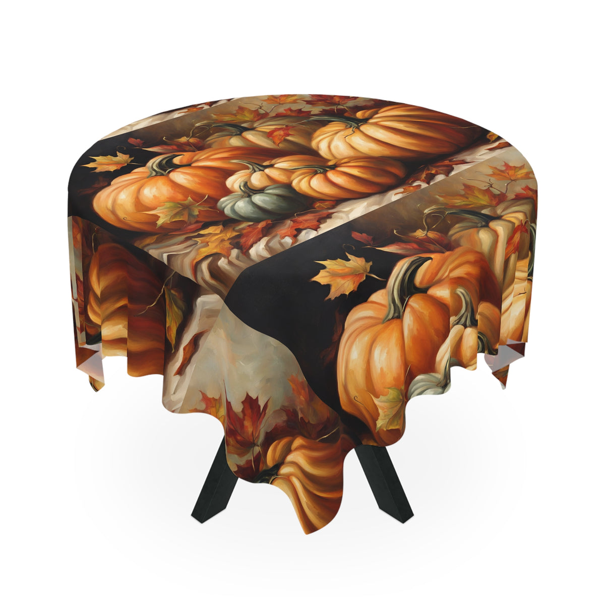 Autumn Maple Leaves Tablecloth — Fall Harvest Thanksgiving Decor