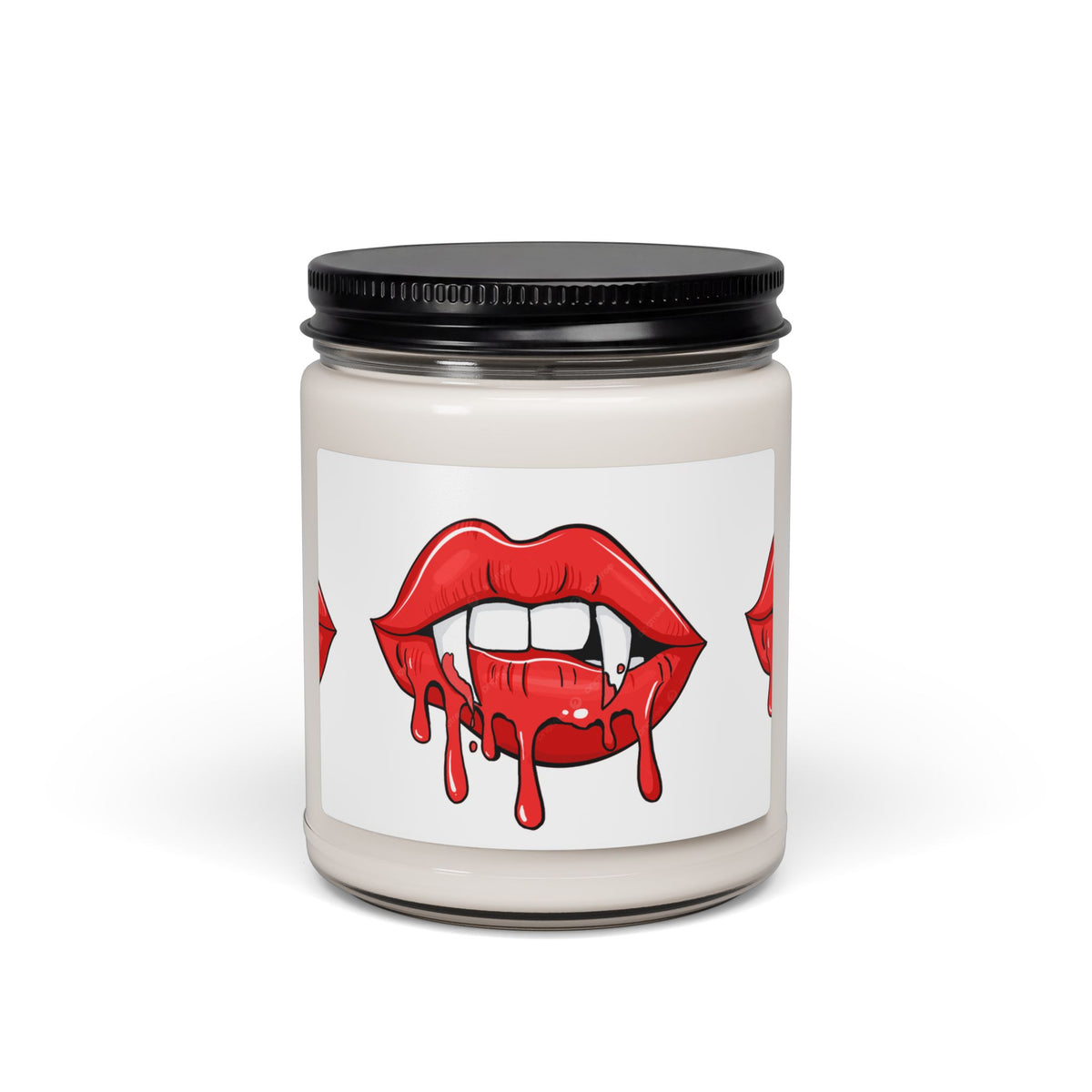 Soy Candle — Dripping Vampire Lips Scented Candle (9 oz)