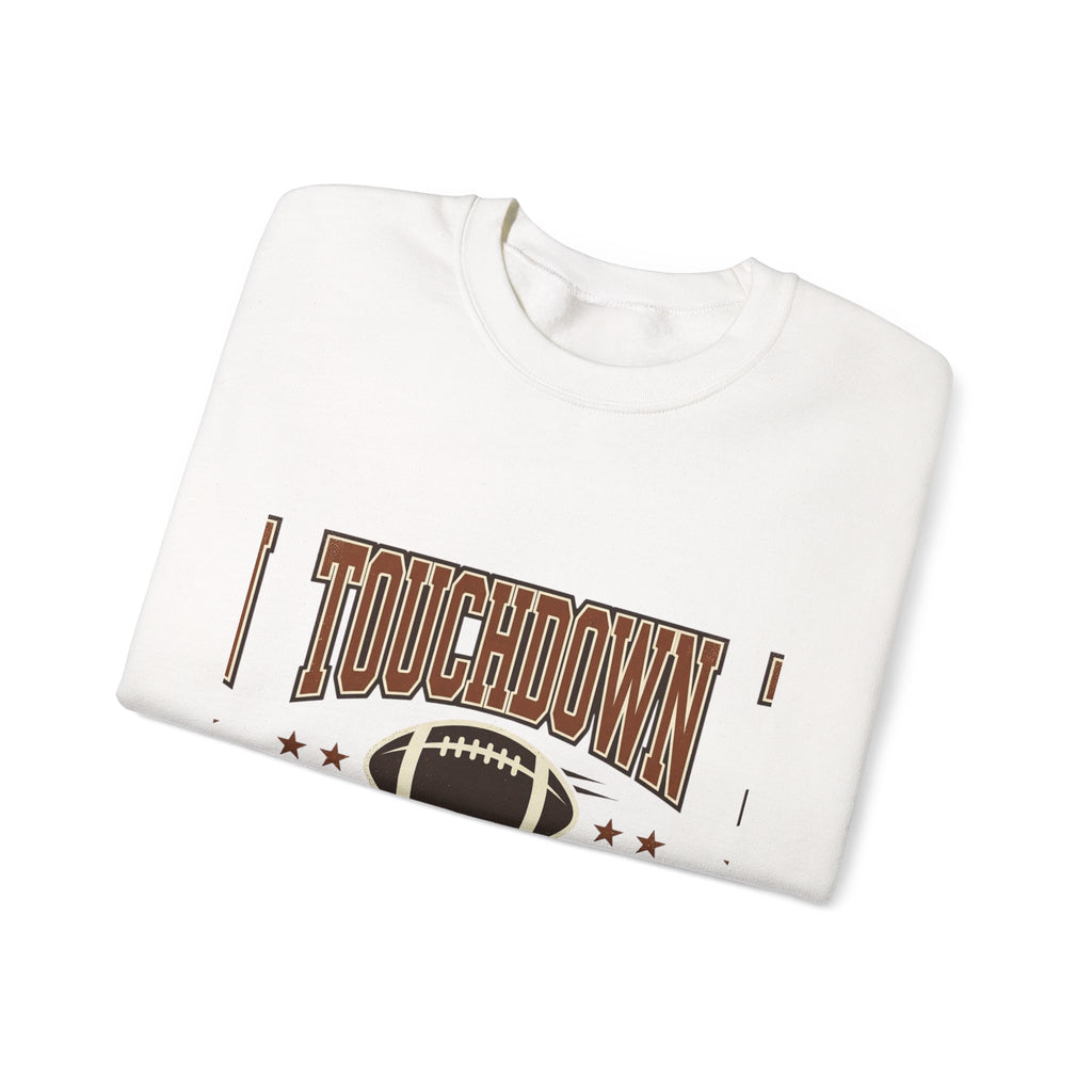 Touchdown Is Here Sweatshirt | Football Season Crewneck, Game Day Tee