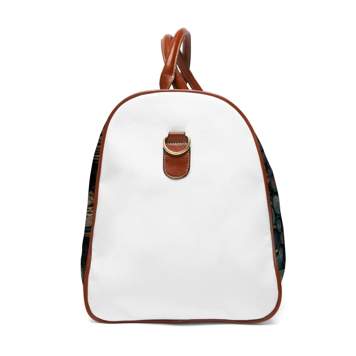 Travel Duffle Bag – Vintage Map & Adventure Gear Waterproof Weekender