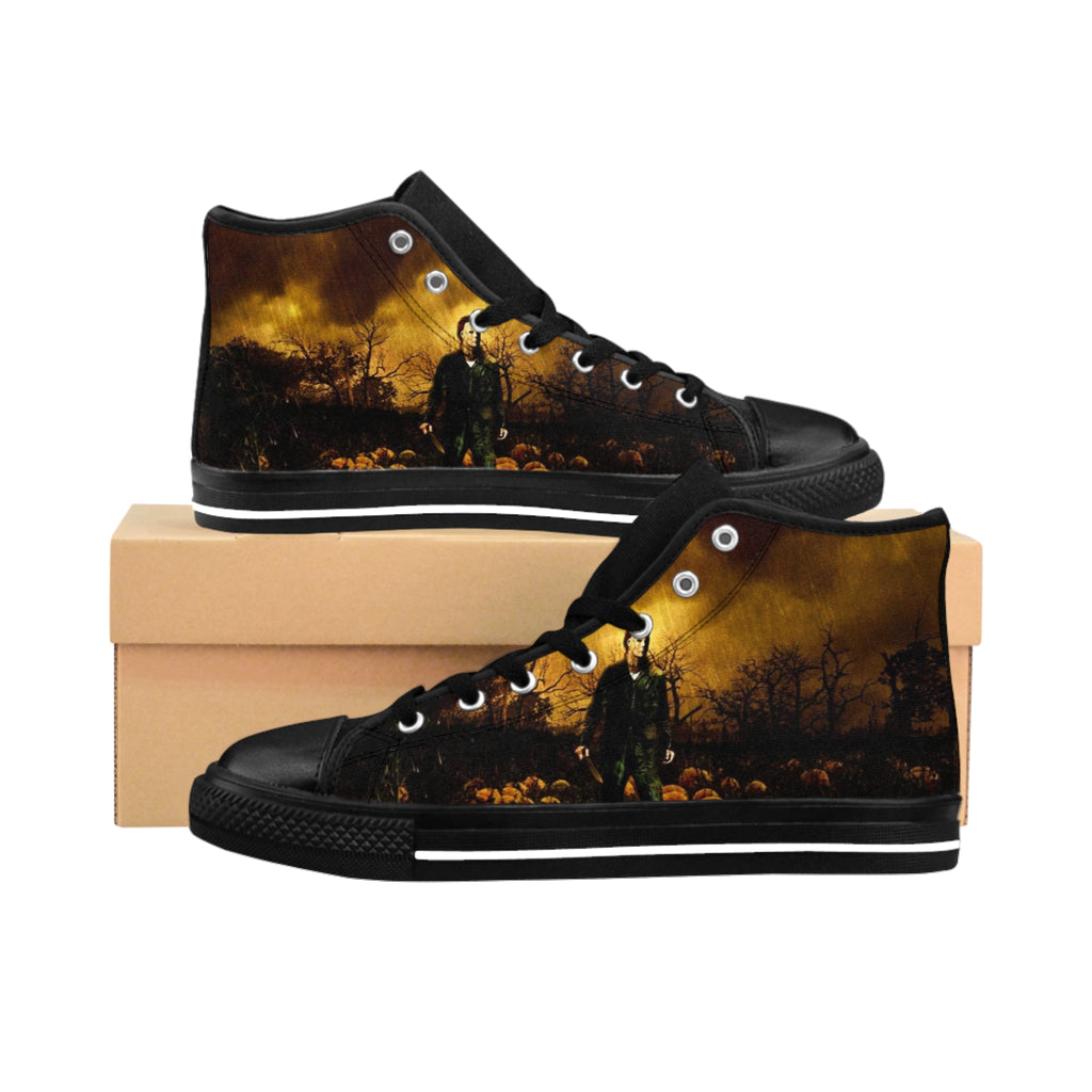 Horror Movie High-Top Sneakers — Michael Myers & Chucky Graphic Shoes