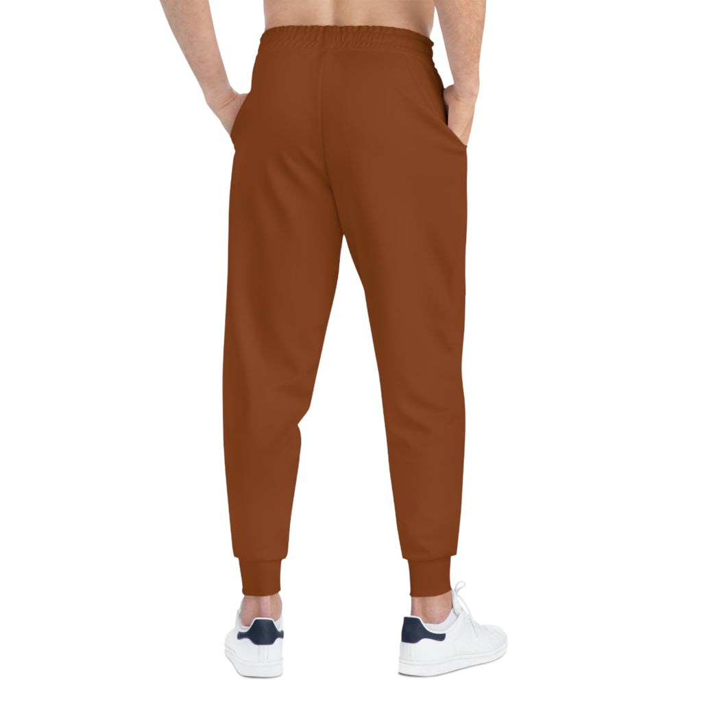 Blue Joggers with Dripping Lip Graphic — Athletic Streetwear Sweatpants