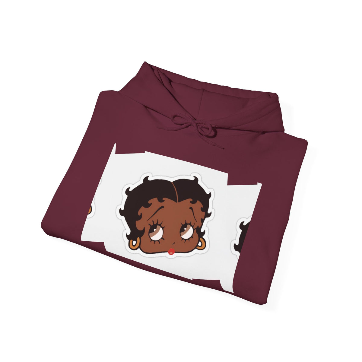 Afro Punk Girl Graphic Hoodie — Cute Retro Cartoon Character Pullover