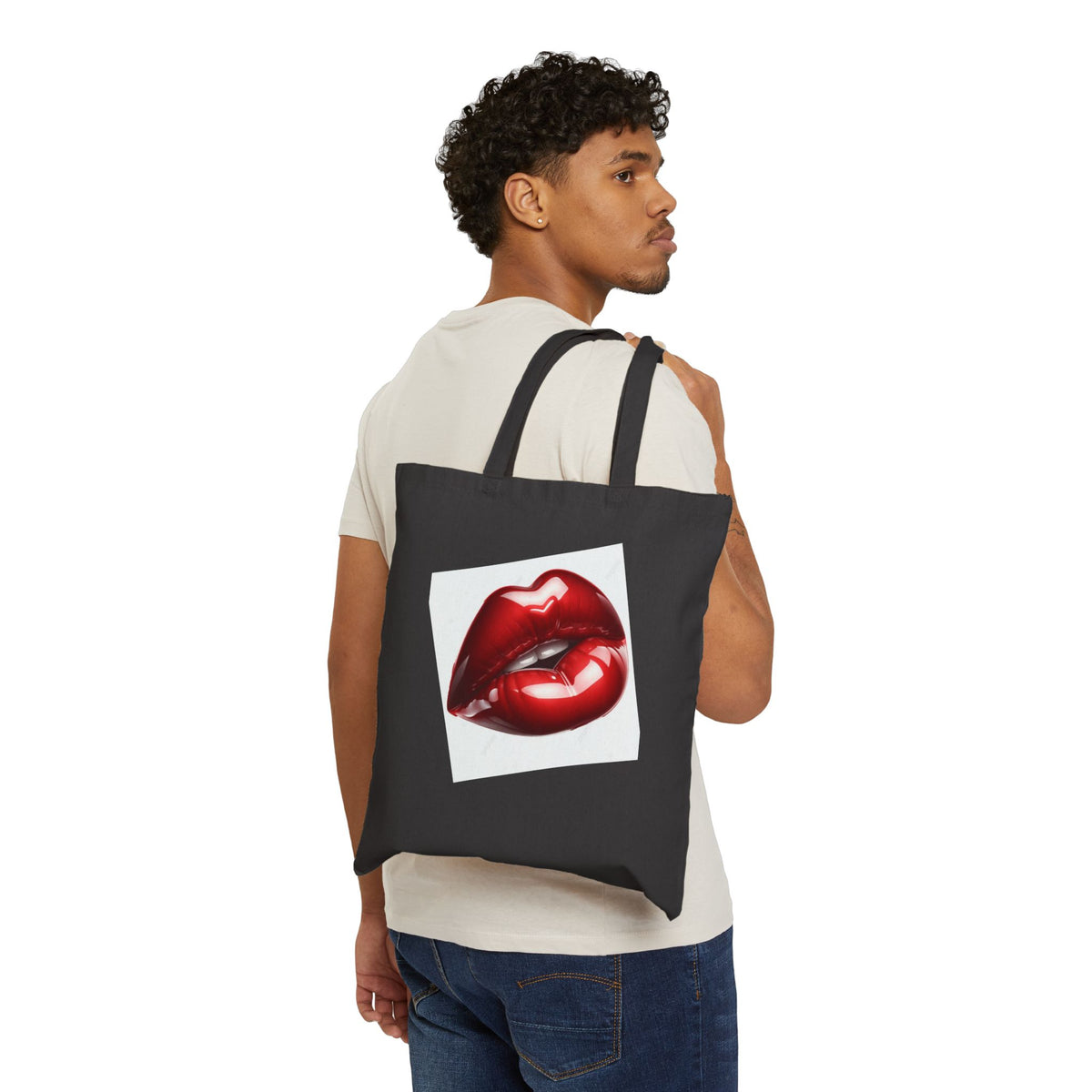 Gold Dollar Sign Canvas Tote Bag – Minimalist Money Symbol Eco Shopper