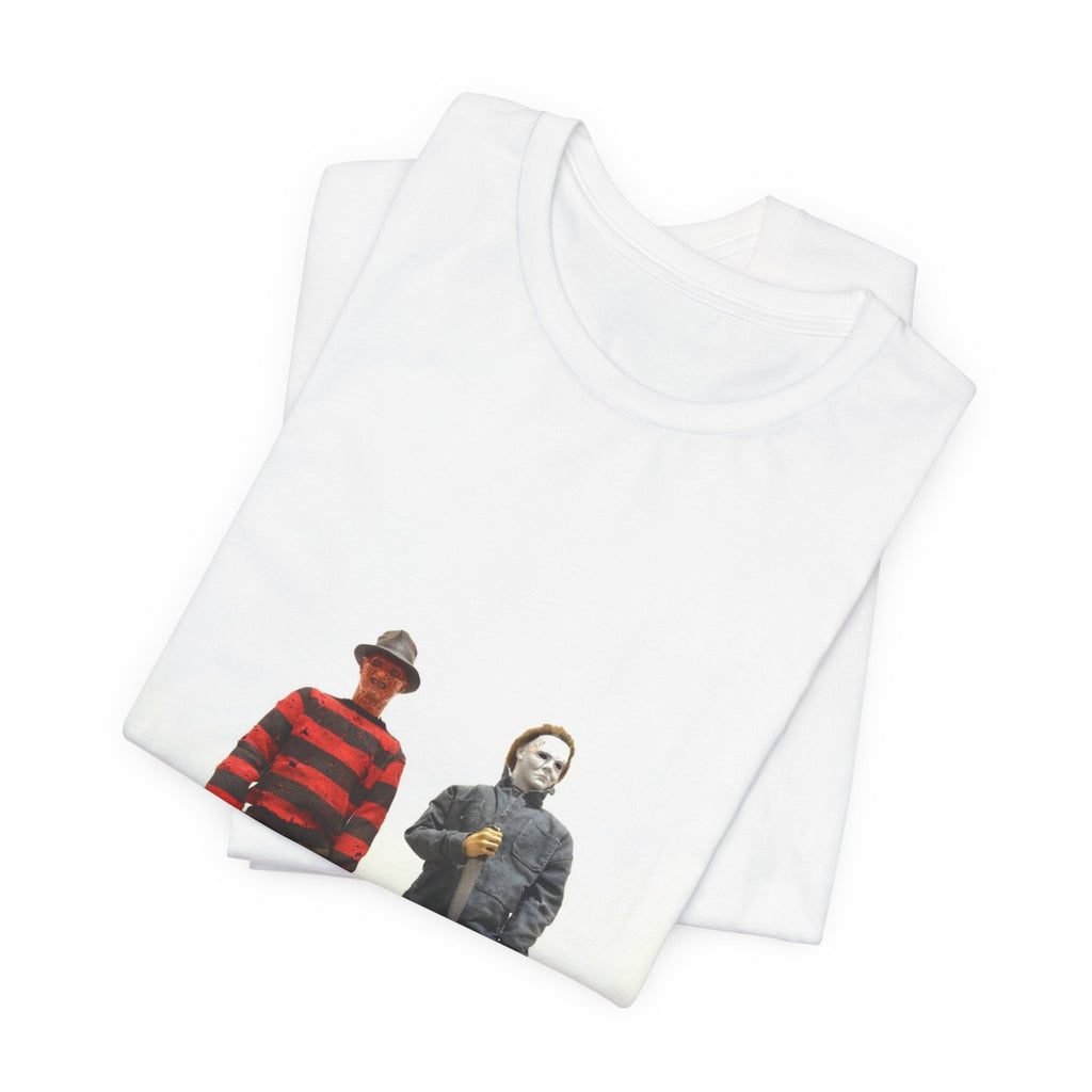 Dark Halloween Pumpkin Patch Graphic Tee — Spooky Night Lantern Design