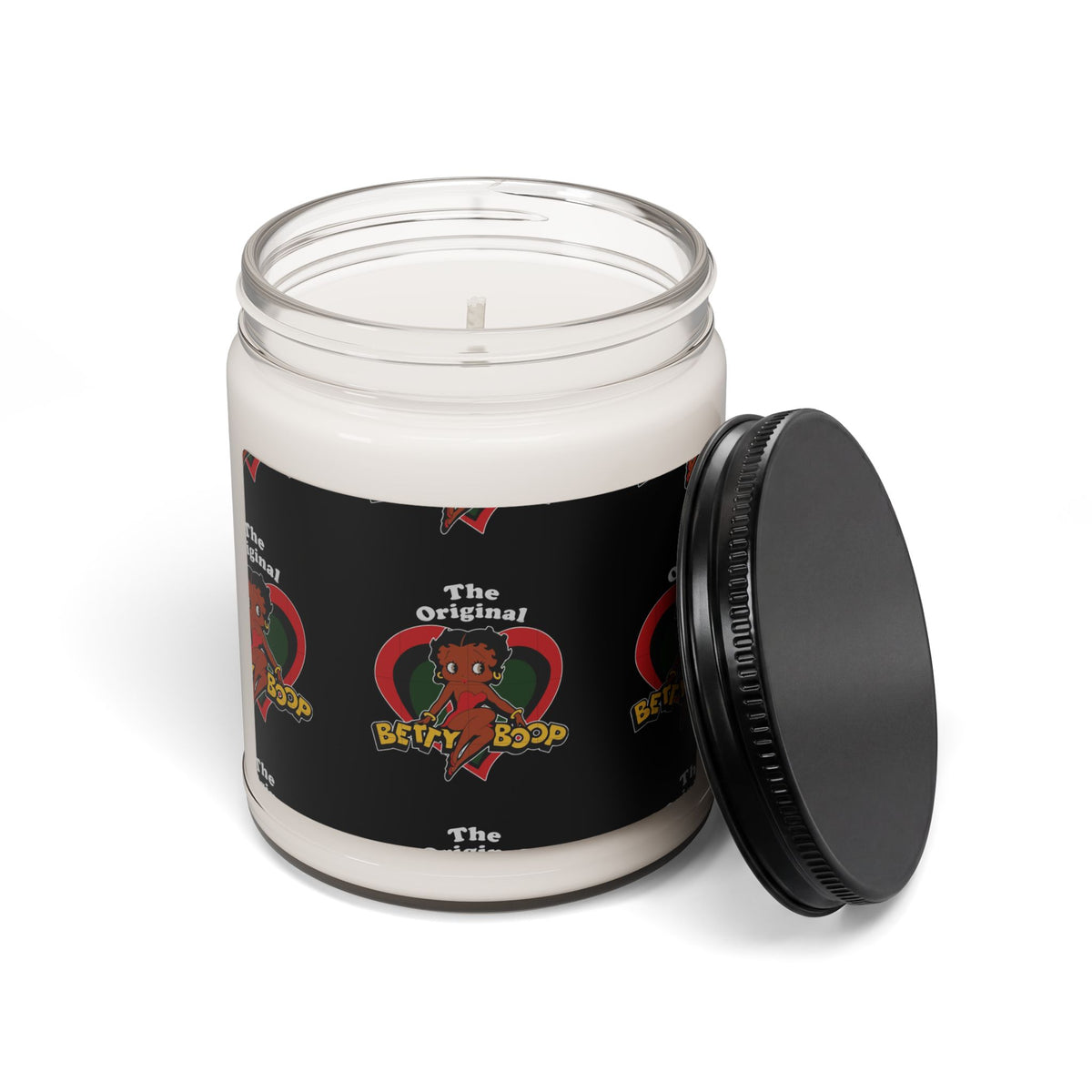 Betty Boop Heart Logo Soy Candle — 9oz Scented Jar