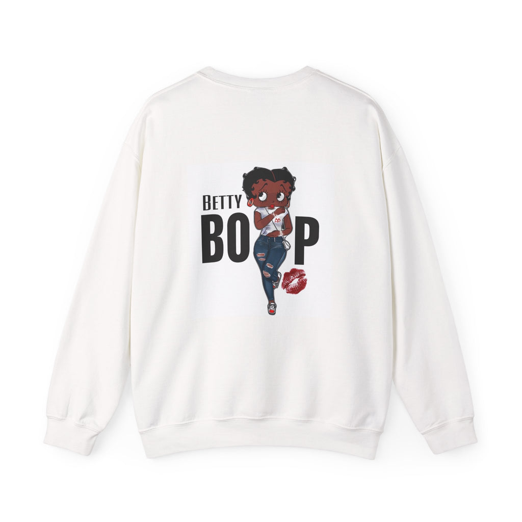 Crewneck Sweatshirt — Cute Girl Illustration Graphic