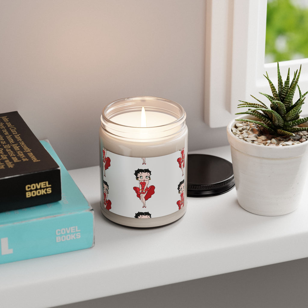 Soy Candle — Betty Boop Pattern 9oz Scented Jar