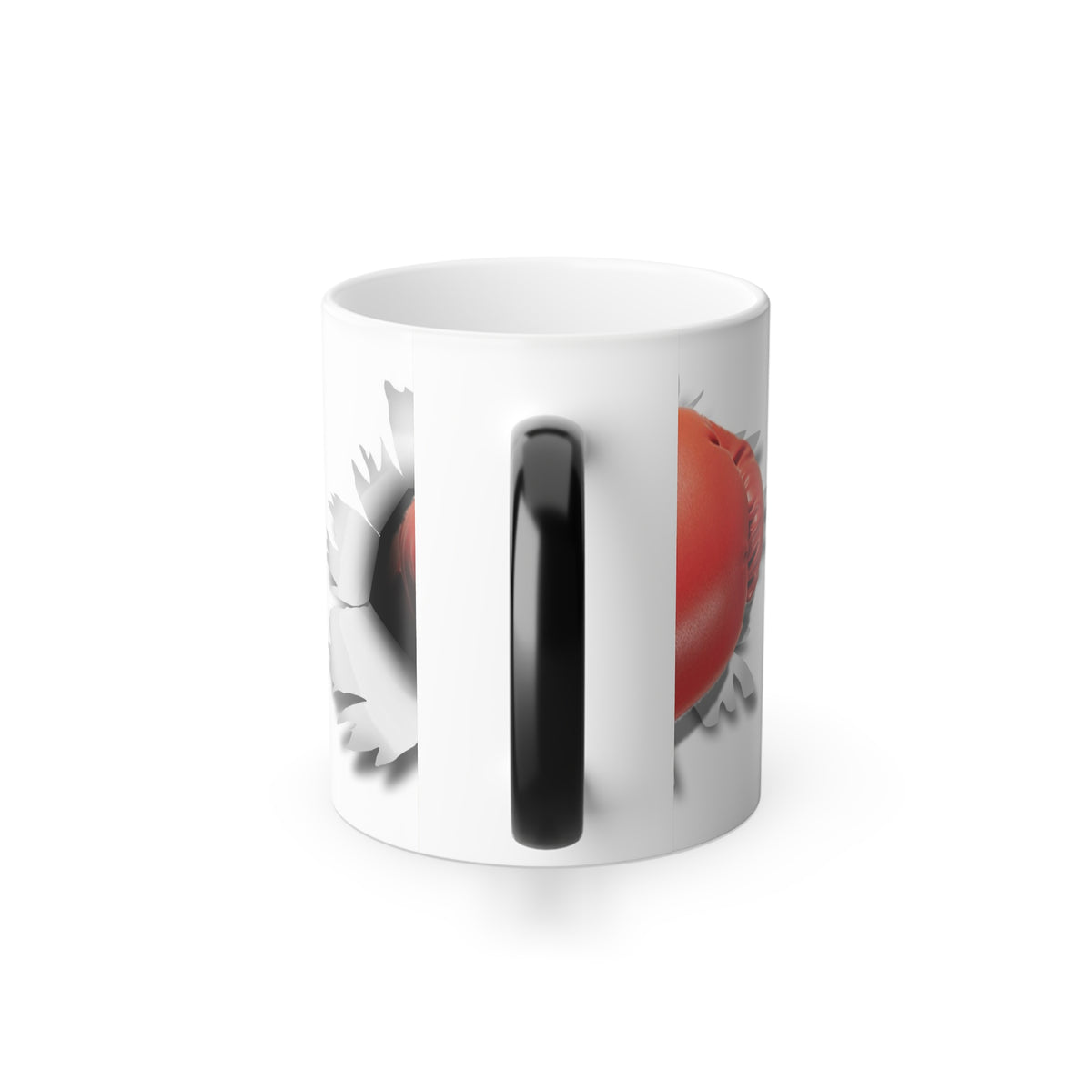 Color-Changing Mug — Boxing Glove Heat Reveal (11oz)