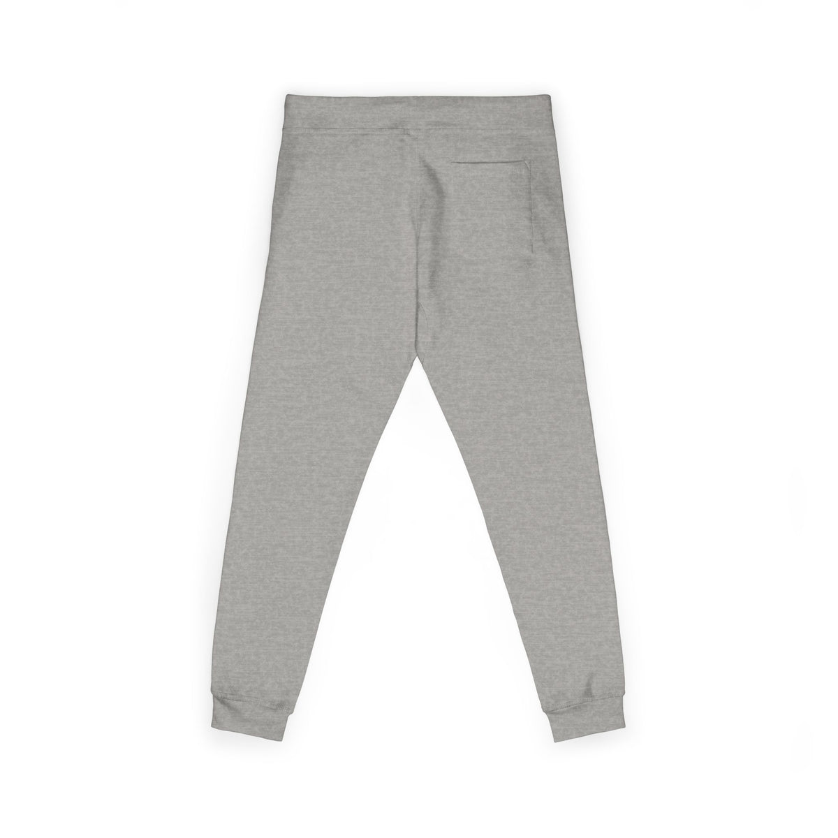 Embroidered Dripping Lip Sweatpants — White Fleece Joggers