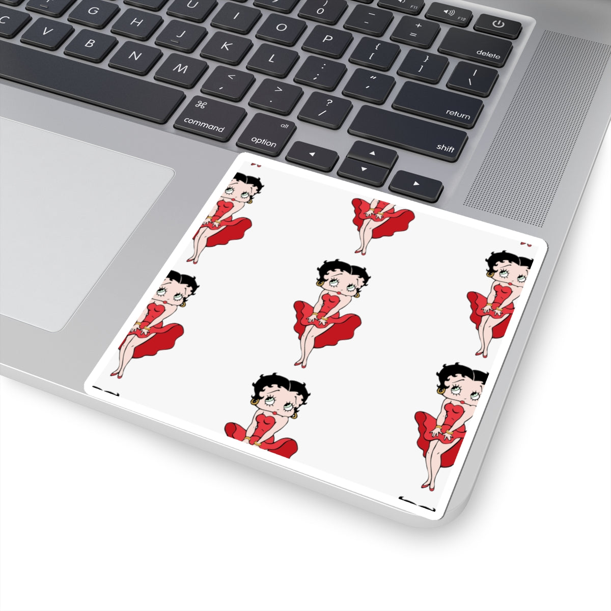 Betty Boop Red Dress Kiss-Cut Sticker Sheet