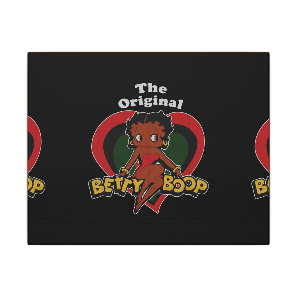 Betty Boop 'The Original' Heart Matte Canvas Wall Art