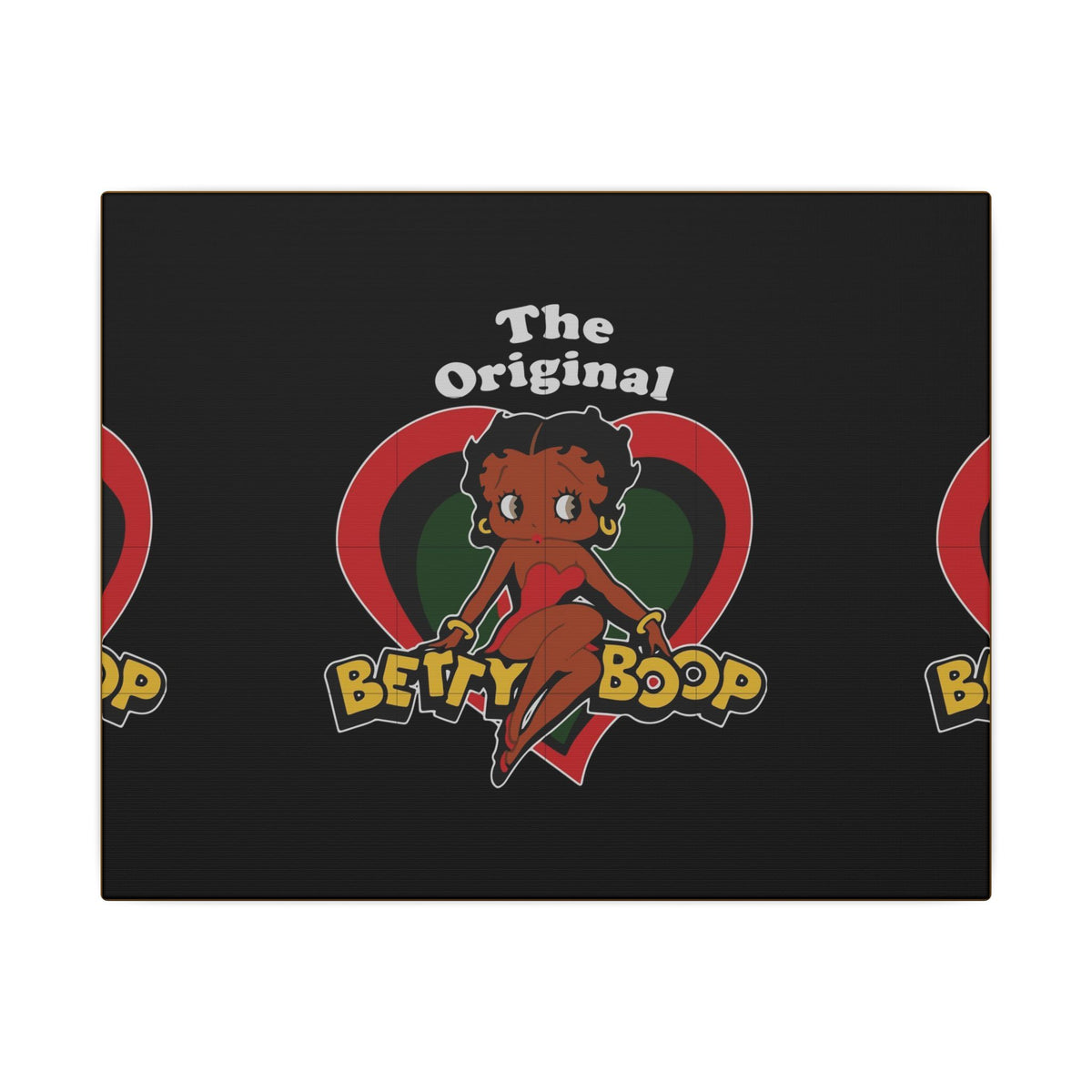 Betty Boop 'The Original' Heart Matte Canvas Wall Art