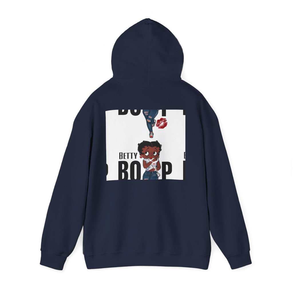 Afro Punk Girl Graphic Hoodie — Cute Retro Cartoon Character Pullover