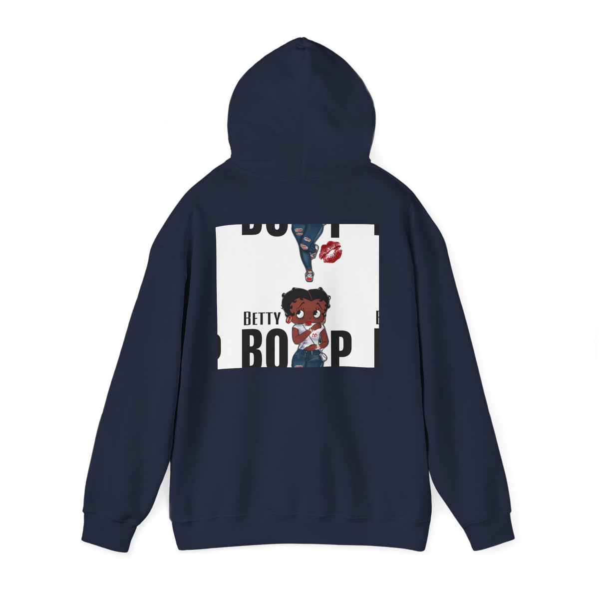 Afro Punk Girl Graphic Hoodie — Cute Retro Cartoon Character Pullover