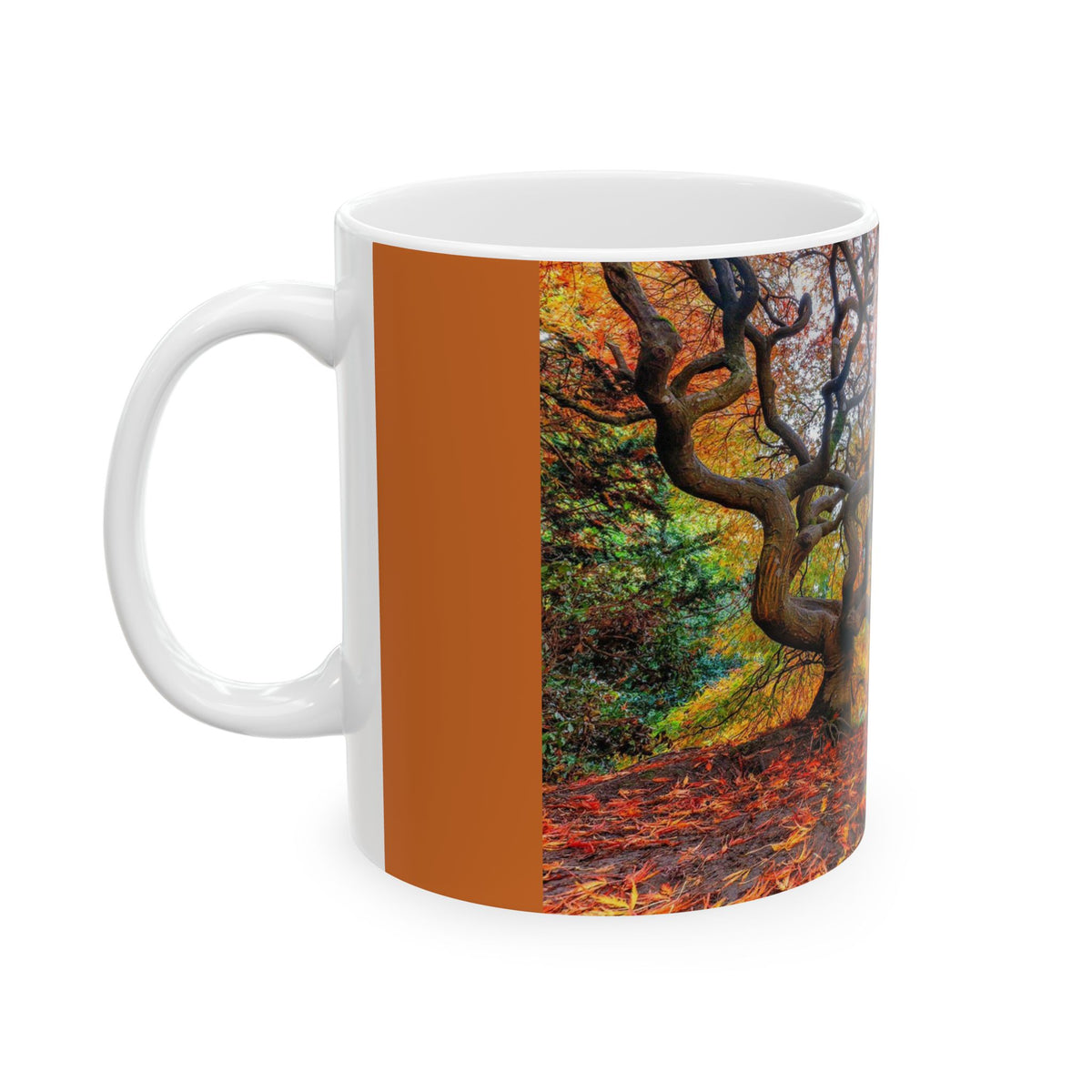 Autumn Japanese Maple Ceramic Mug — Fall Trees Coffee Cup (11oz & 15oz)