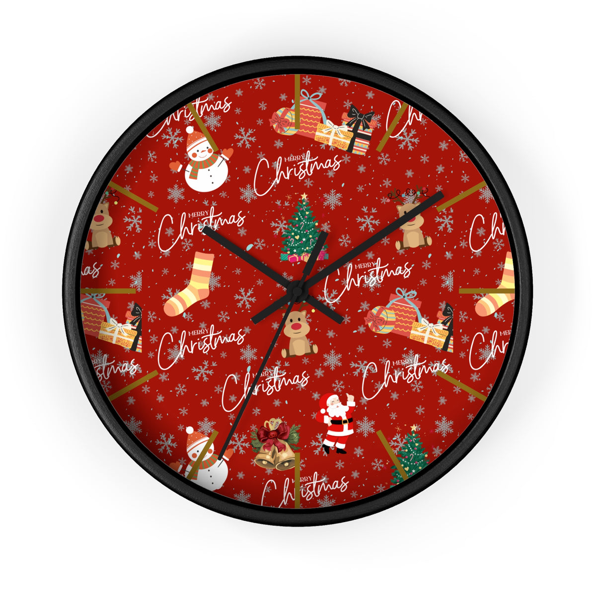 Bluebird Spring Wall Clock — Floral Birdtime Decorative Clock