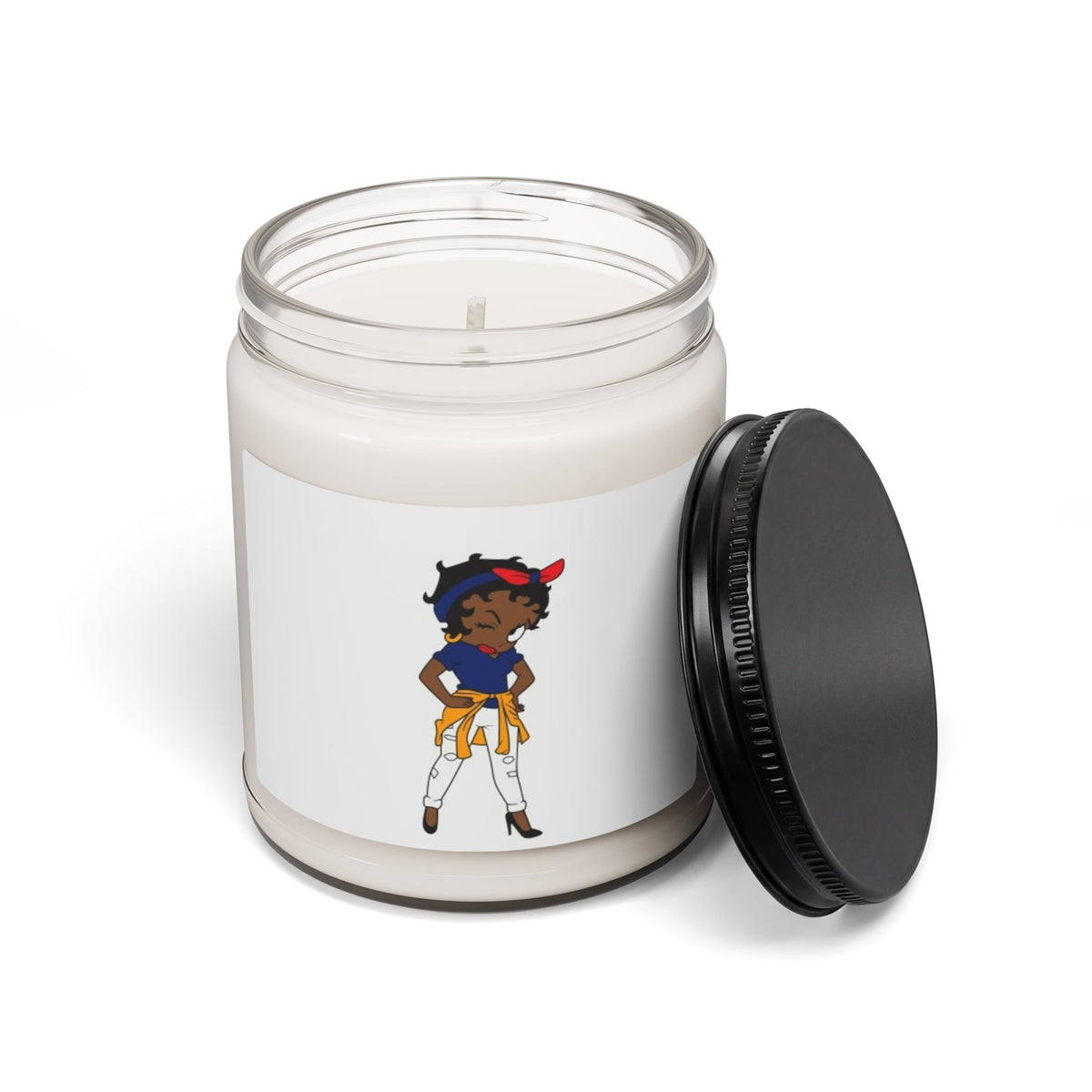 Soy Candle — Sassy Girl Illustration 9oz Scented Jar