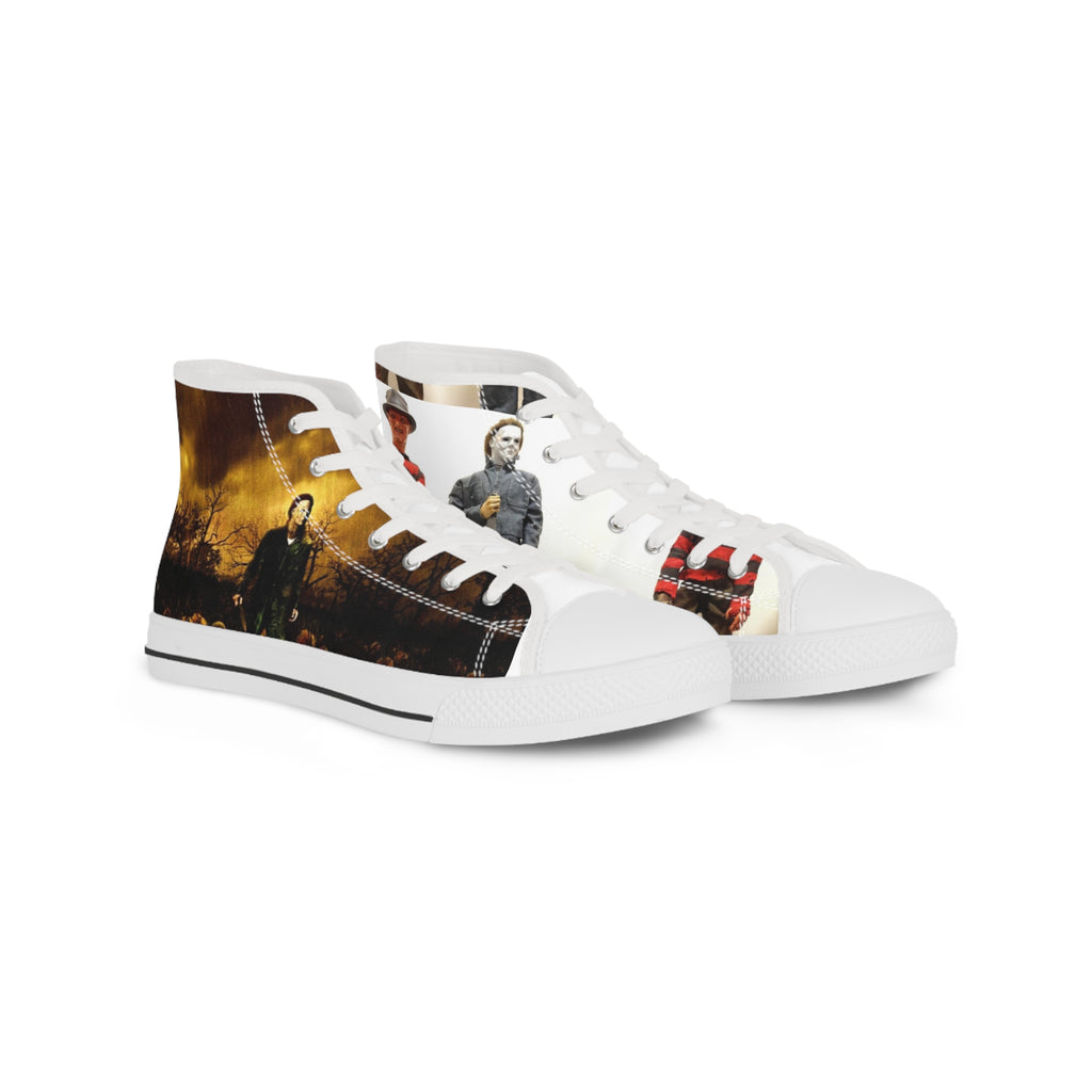 High Top Sneakers — Vintage Horror Movie Collage